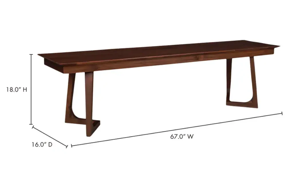 Godenza Bench Brown - Image 3
