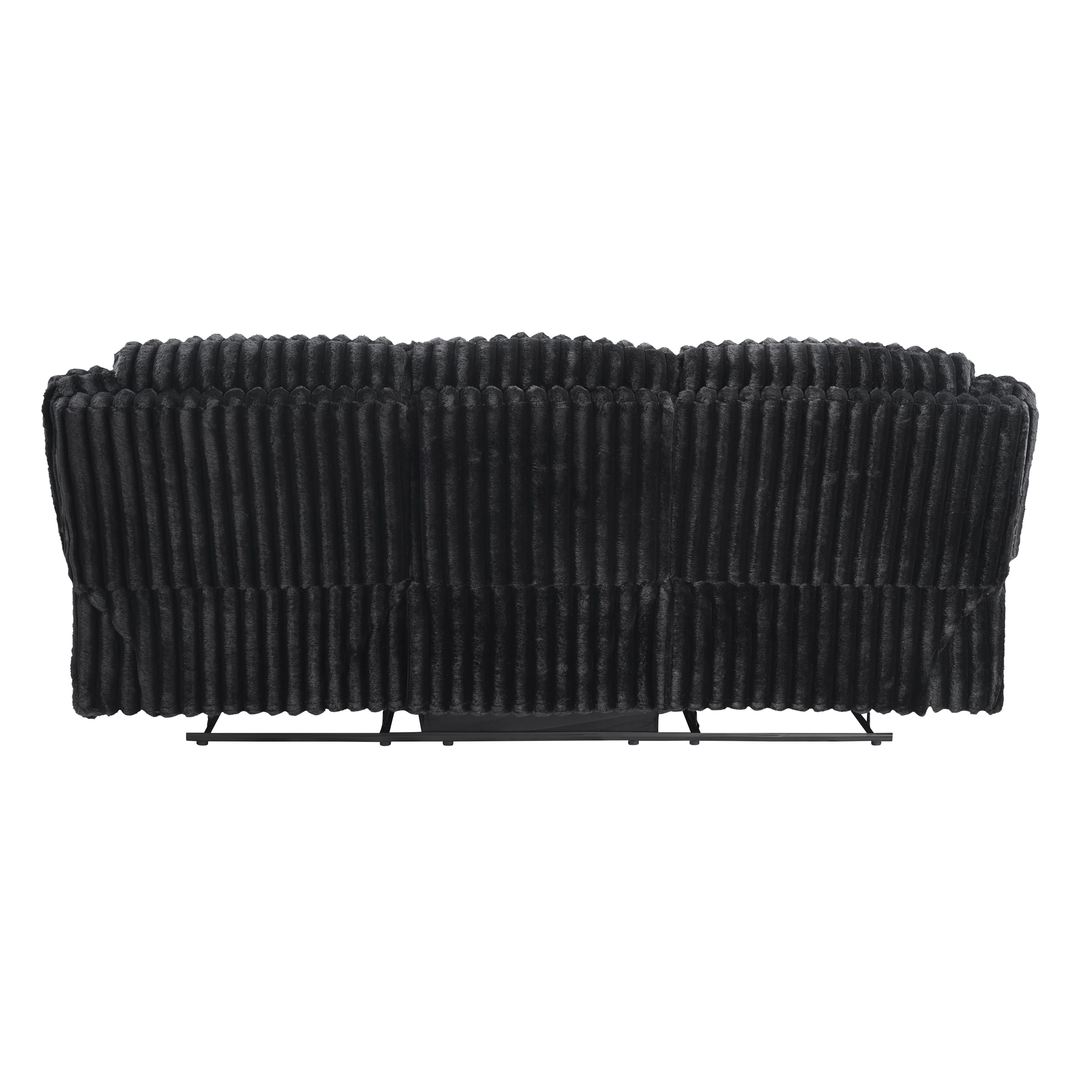 Goodland Black Double Reclining Sofa - Image 4