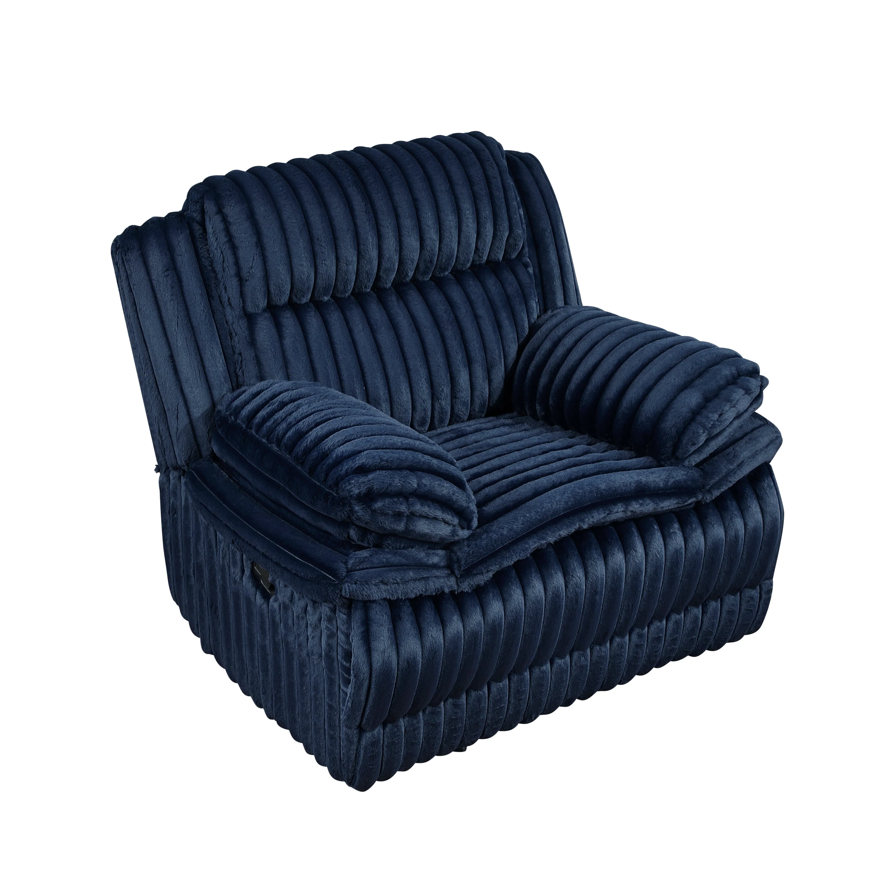 Goodland Blue Double Reclining Living Room Set - Image 14