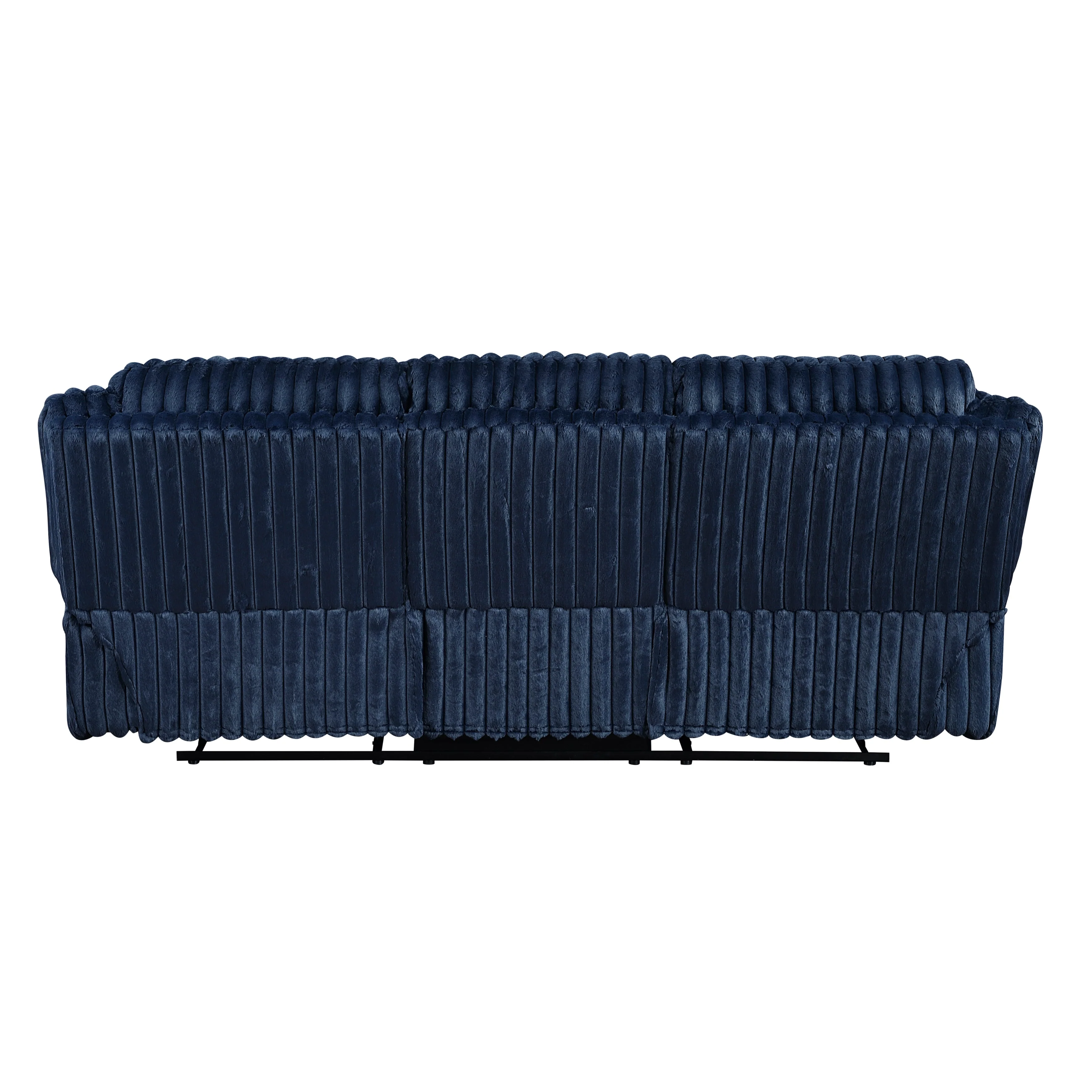 Goodland Blue Double Reclining Living Room Set - Image 6