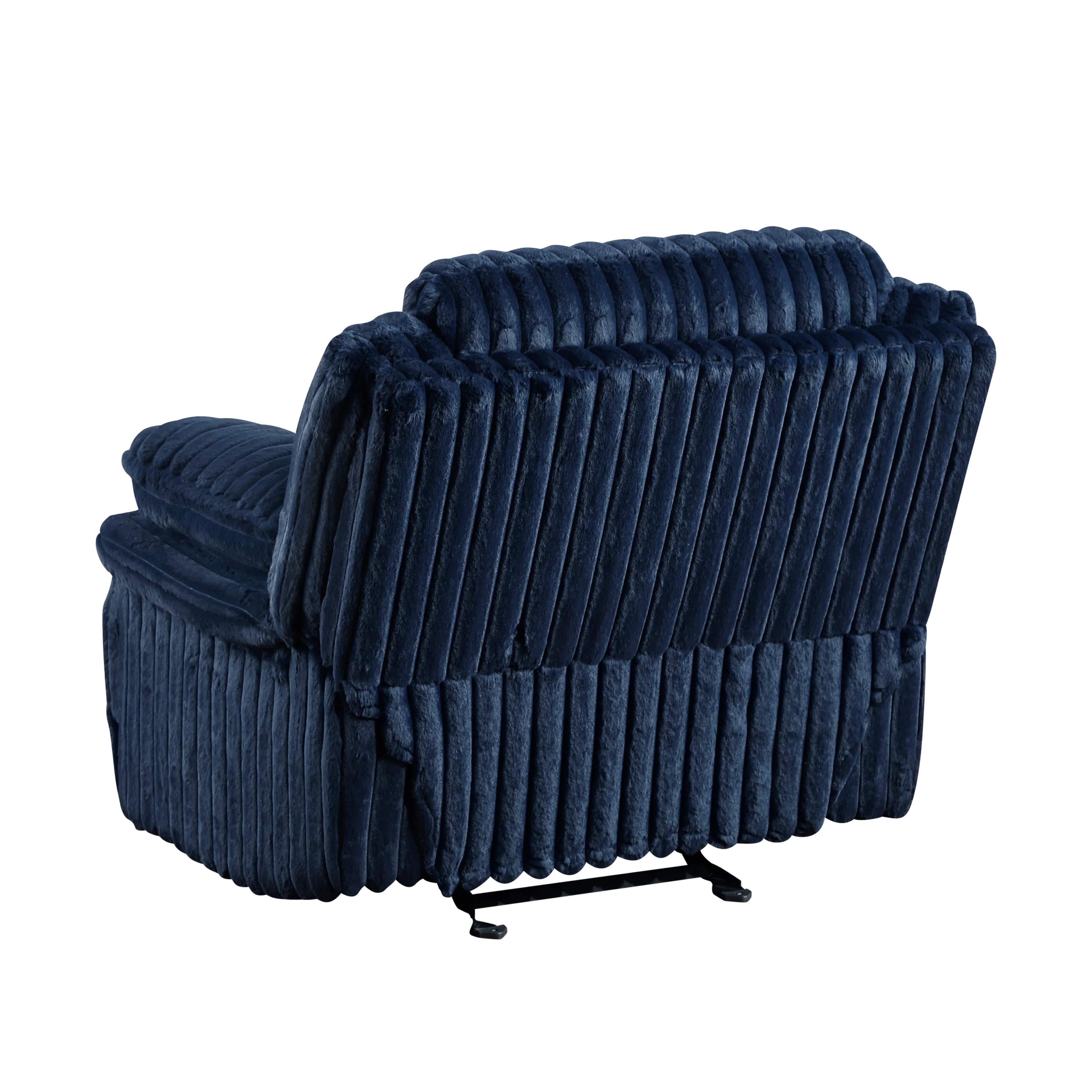 Goodland Blue Glider Reclining Chair - Image 5