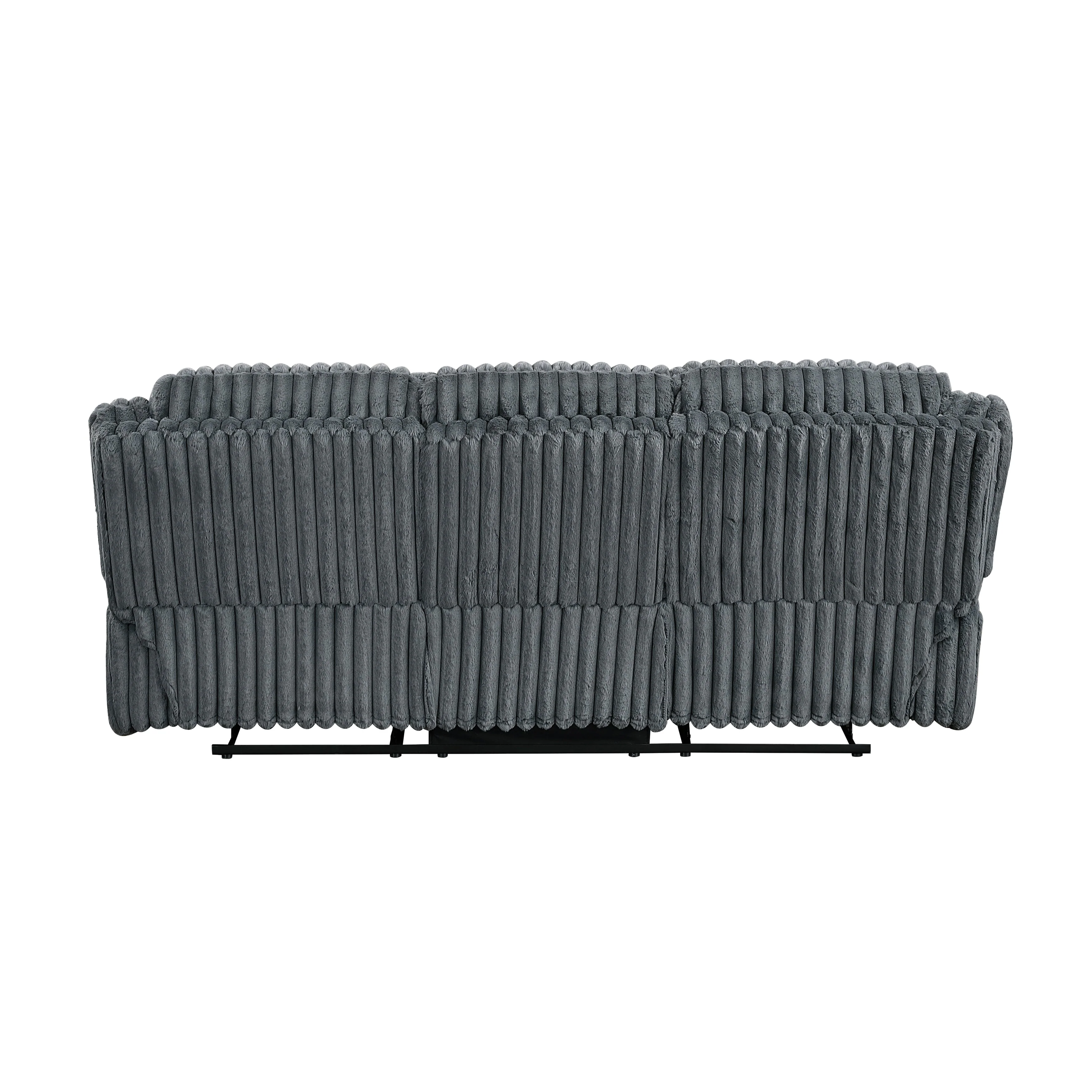 Goodland Dark Gray Double Reclining Living Room Set - Image 6