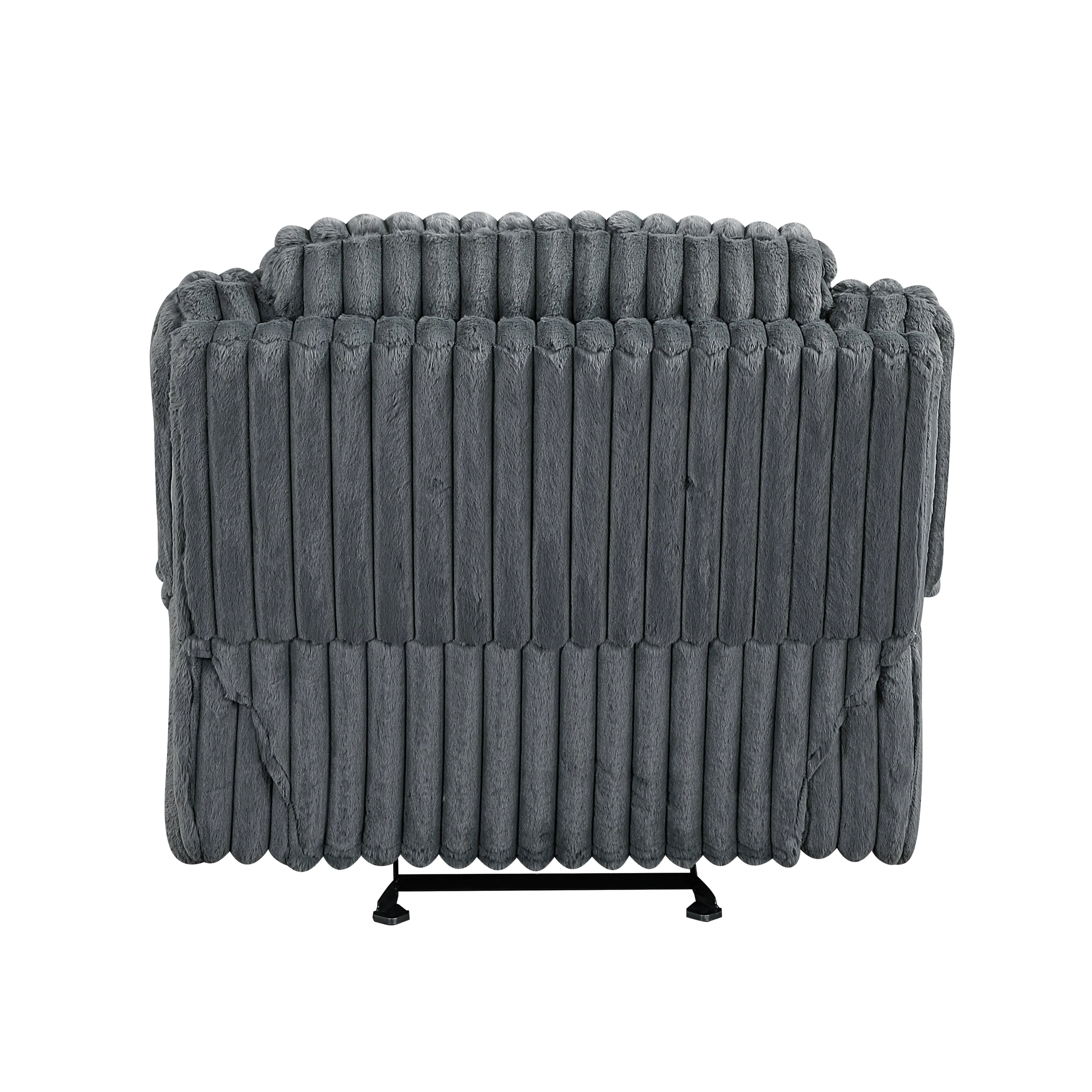 Goodland Dark Gray Glider Reclining Chair - Image 6