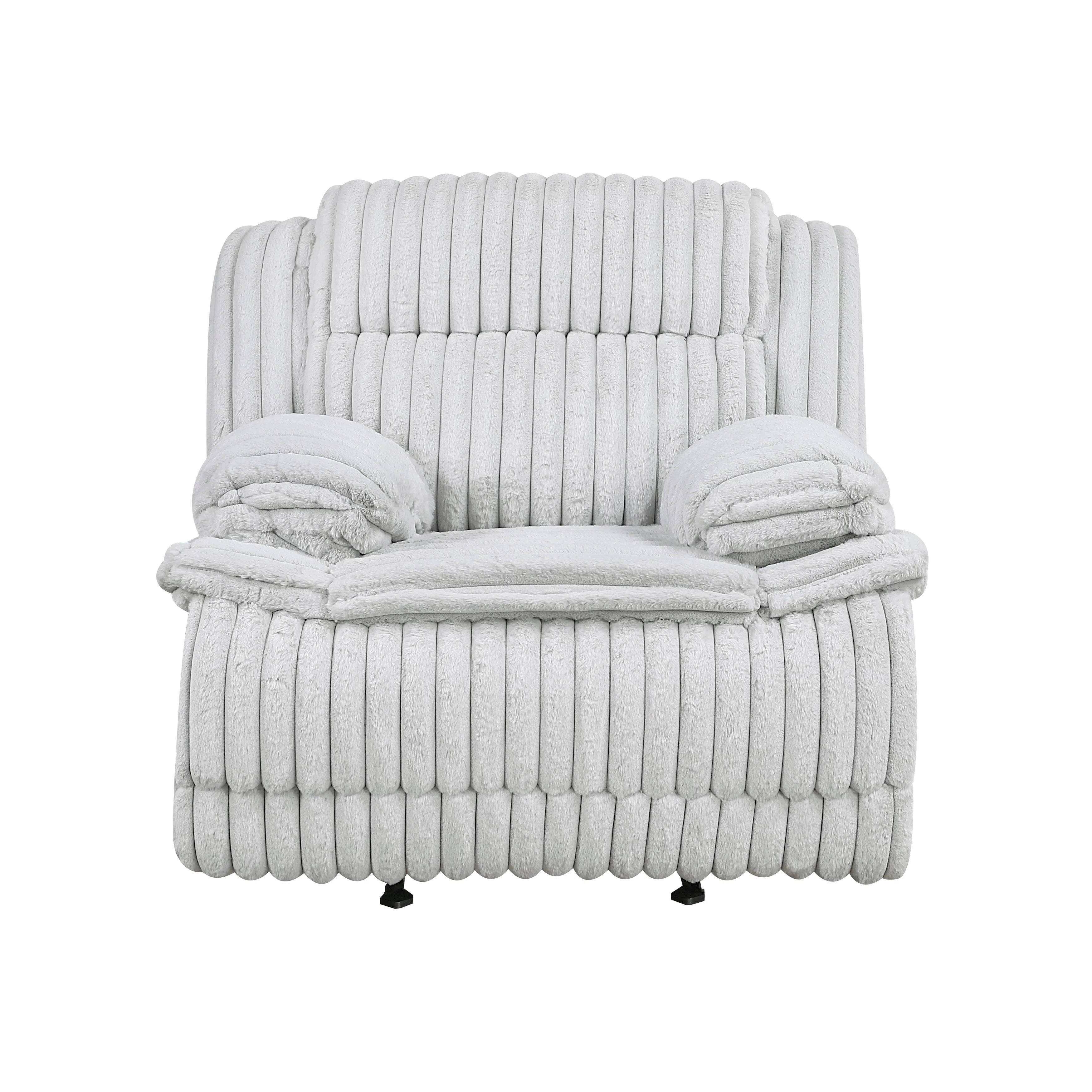 Goodland Gray Glider Reclining Chair - Image 14