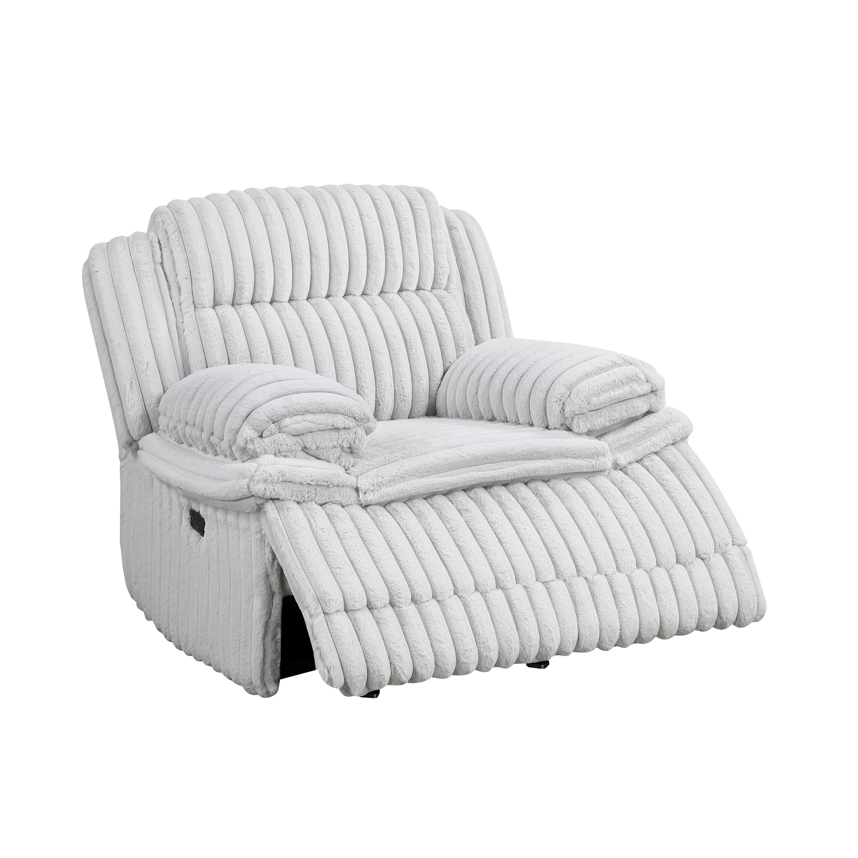 Goodland Gray Glider Reclining Chair - Image 7