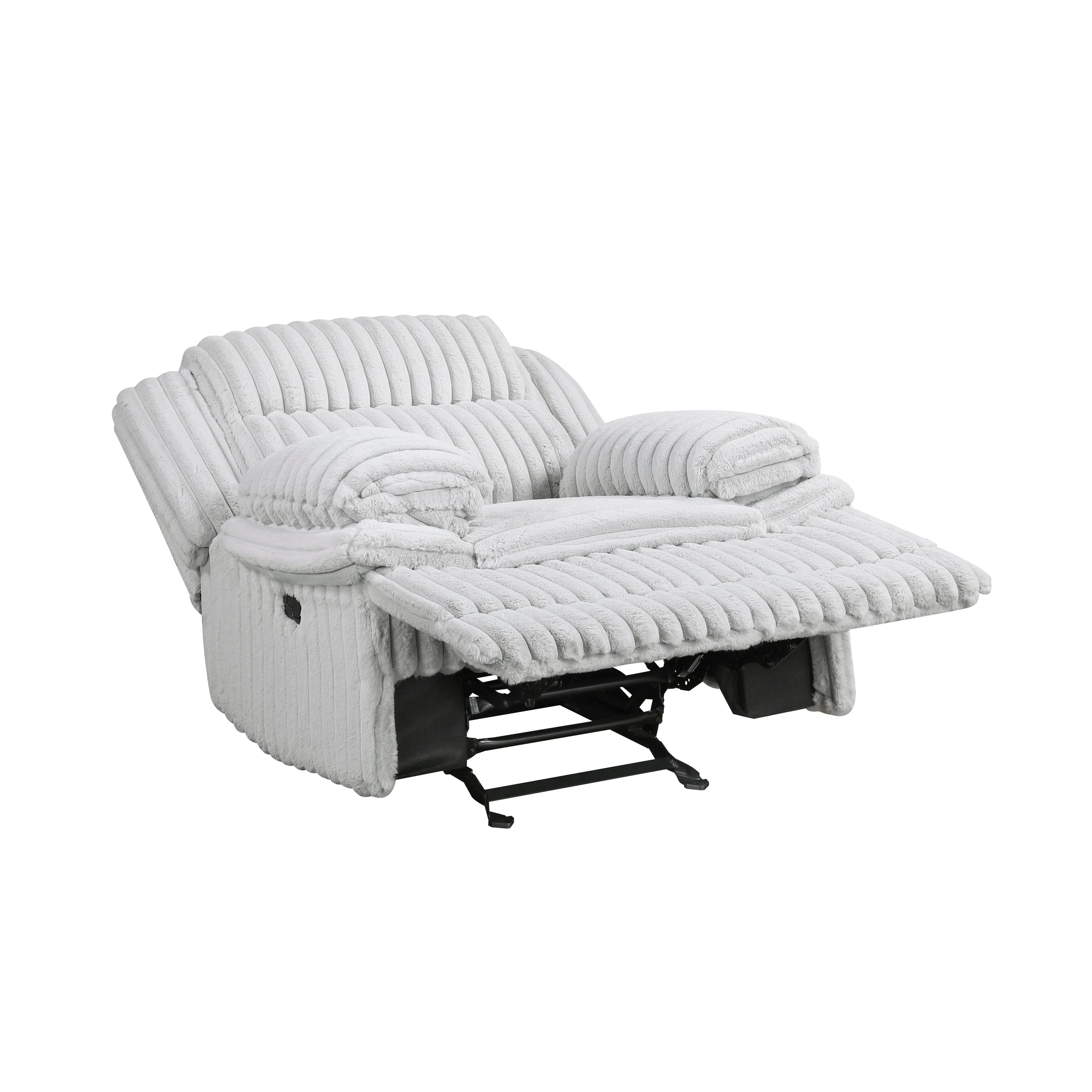 Goodland Gray Glider Reclining Chair - Image 8
