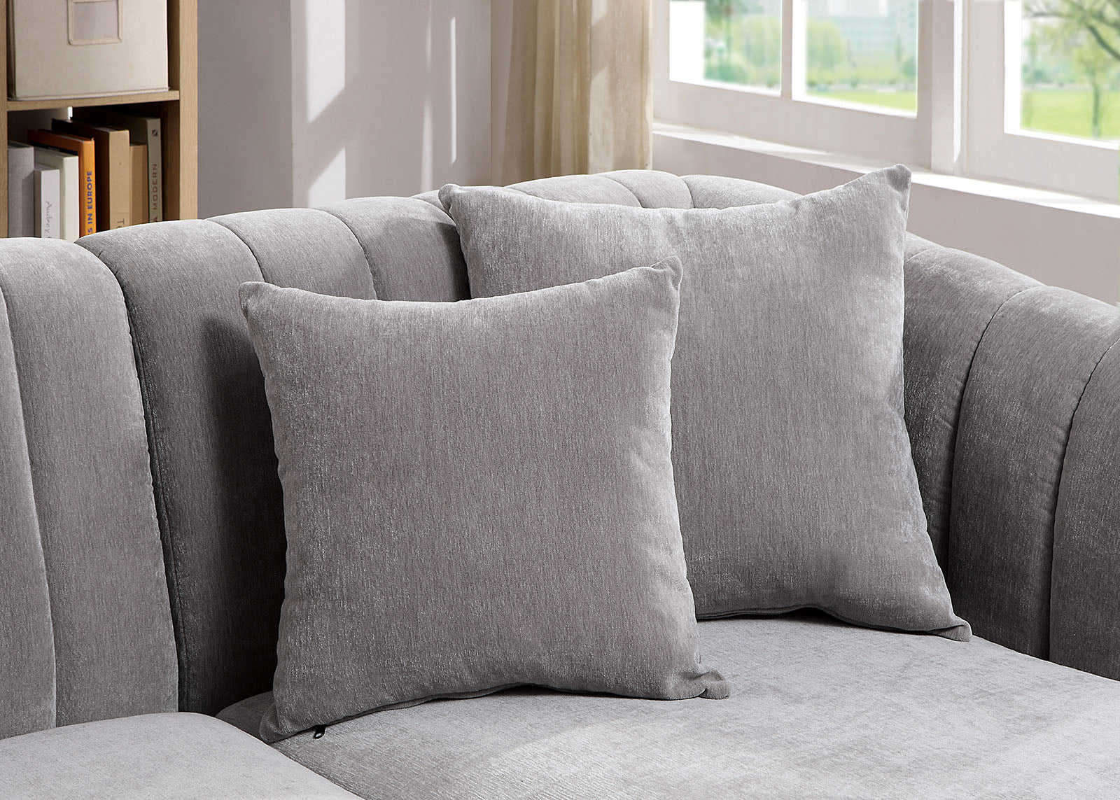 Goodwick Sectional In Light Gray - Image 2