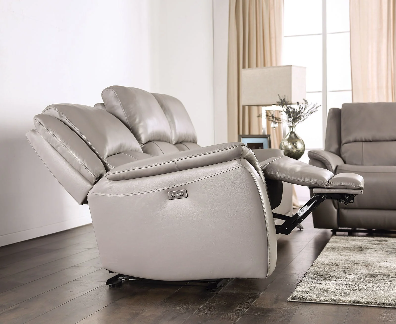 Gorgius Light Gray Power Sofa - Image 2