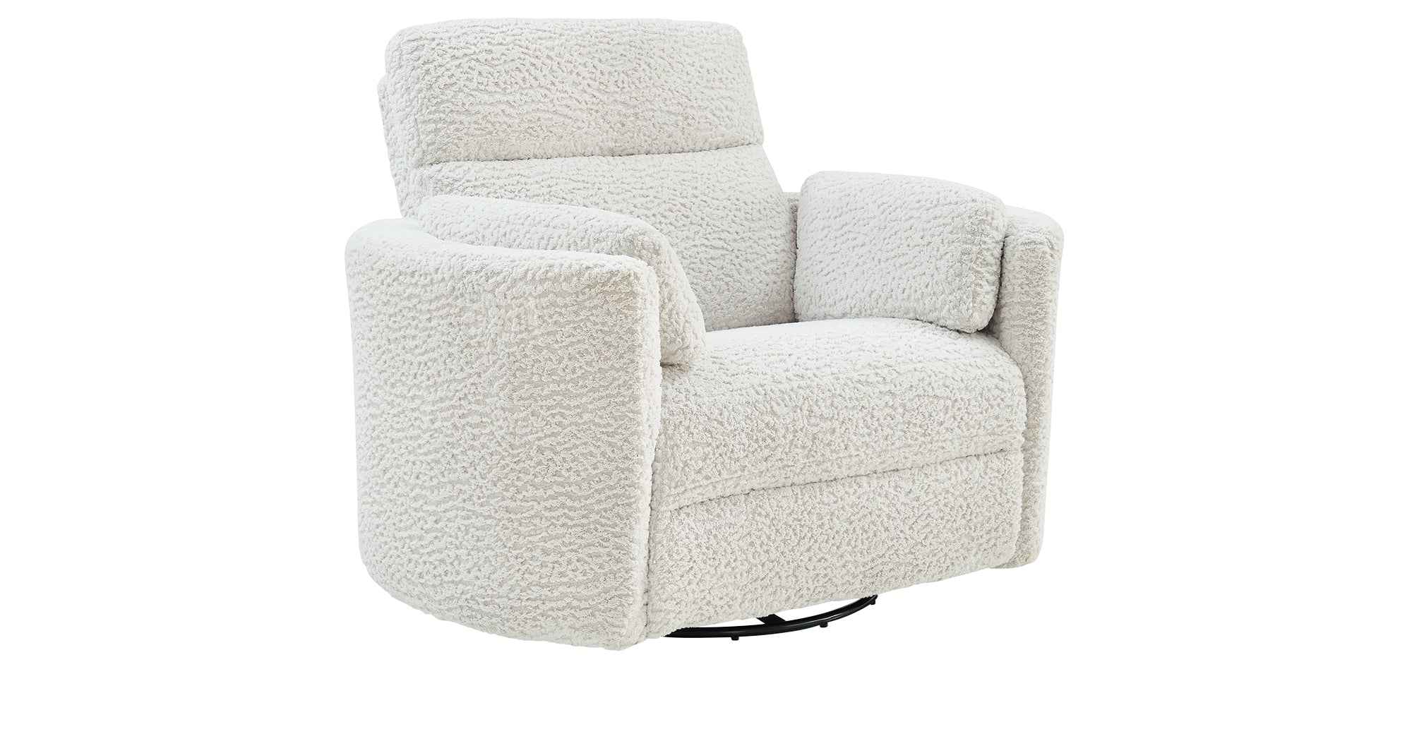 Gosaldo Silver Swivel Power Glider Recliner - Image 2