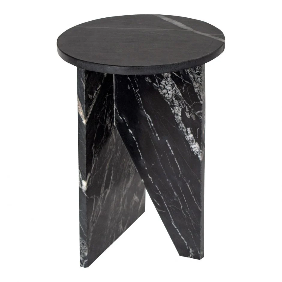 Grace Accent Table Black Marble - Image 4