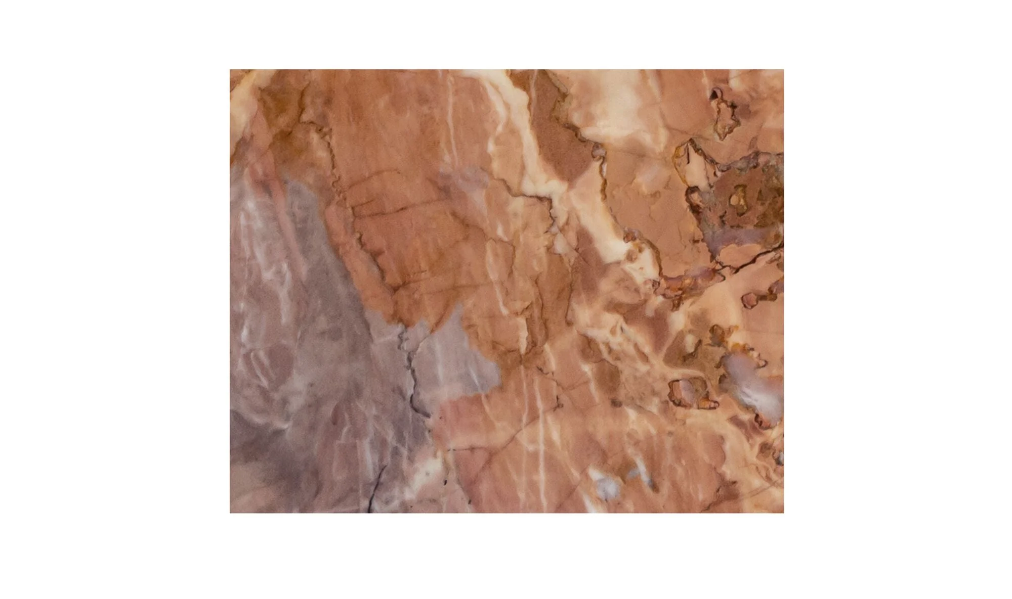 Grace Accent Table Orange Levante Marble - Image 5
