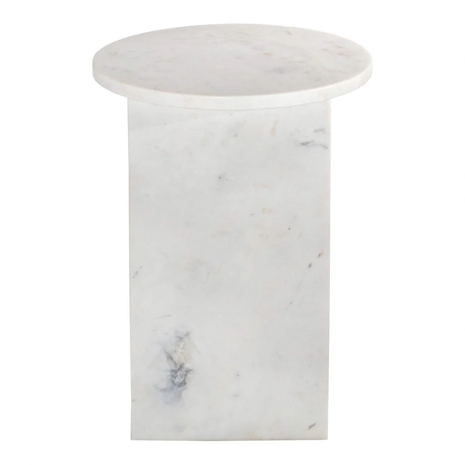 Grace Accent Table White Marble - Image 5