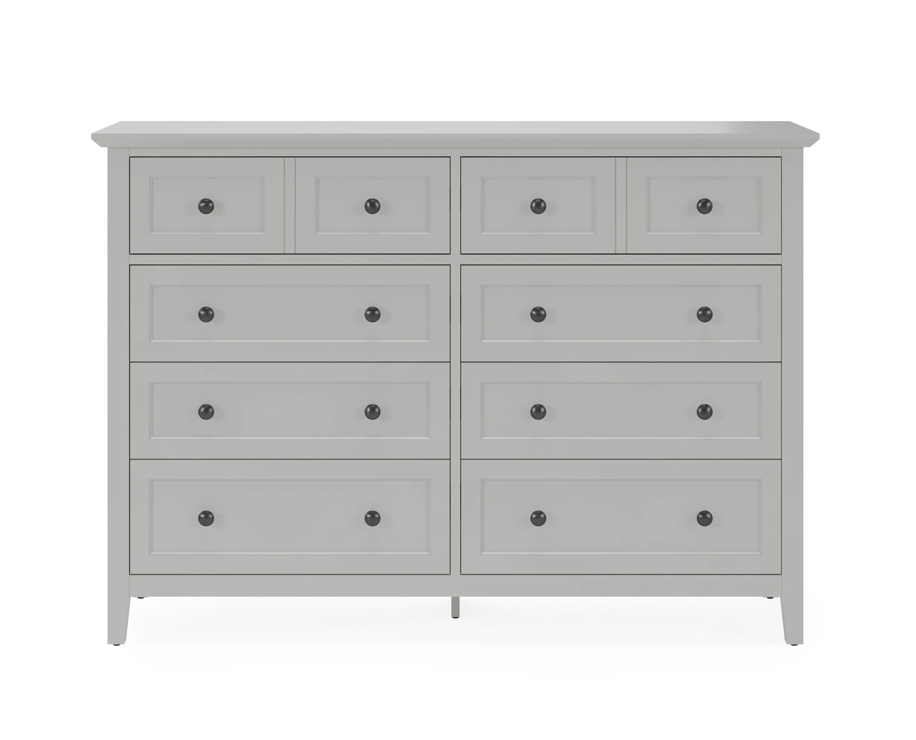Grace Eight Drawer Dresser in Elephant Gray - Image 3