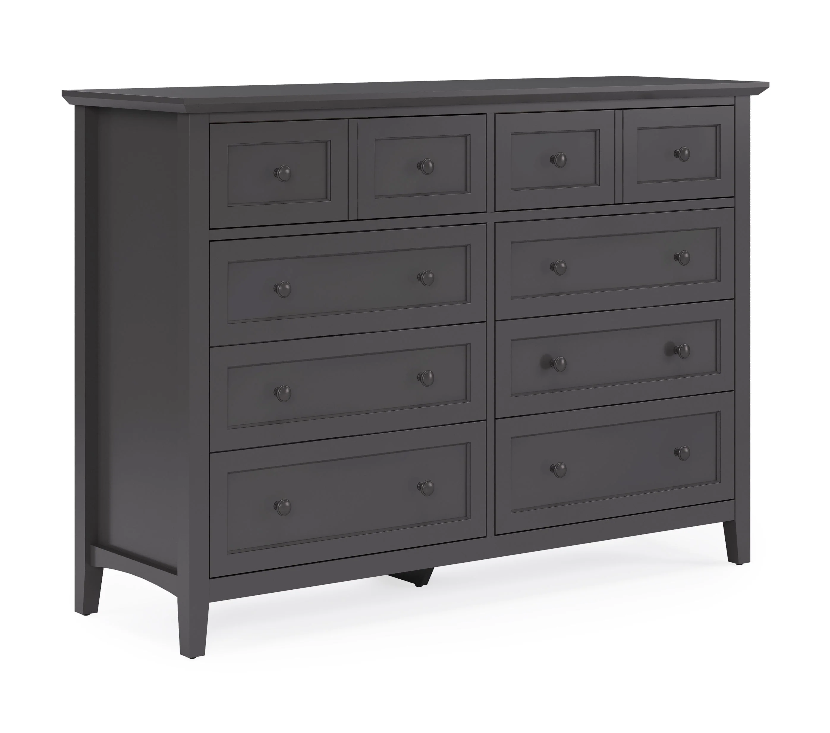 Grace Eight Drawer Dresser in Raven Black - Image 6