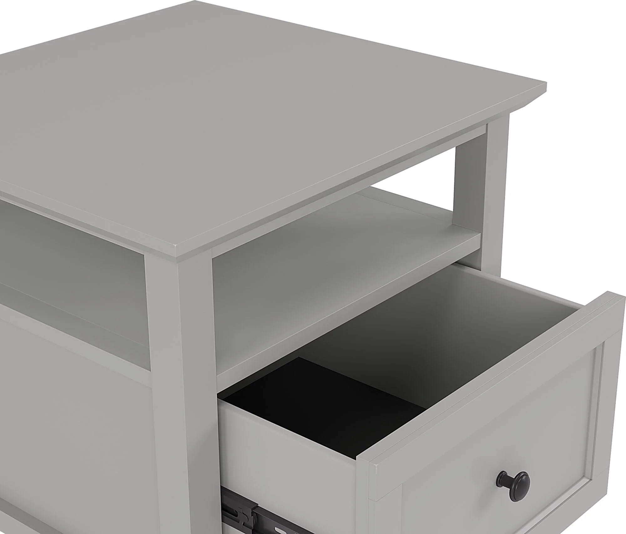 Grace Elephant Grey Square End Table - Image 4