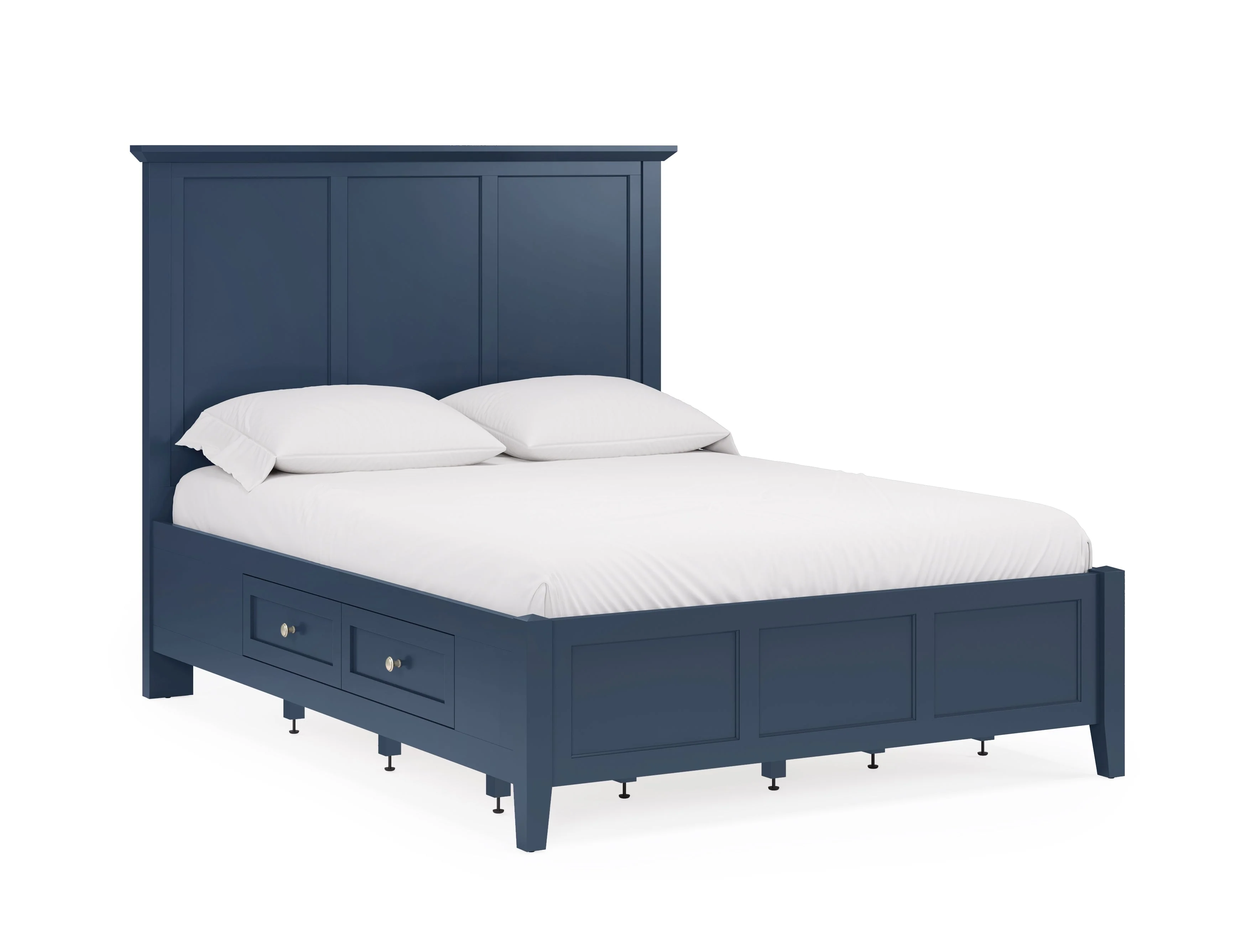 Grace Four Drawer Eastern King Platform Storage Bed in Blueberry - Image 3