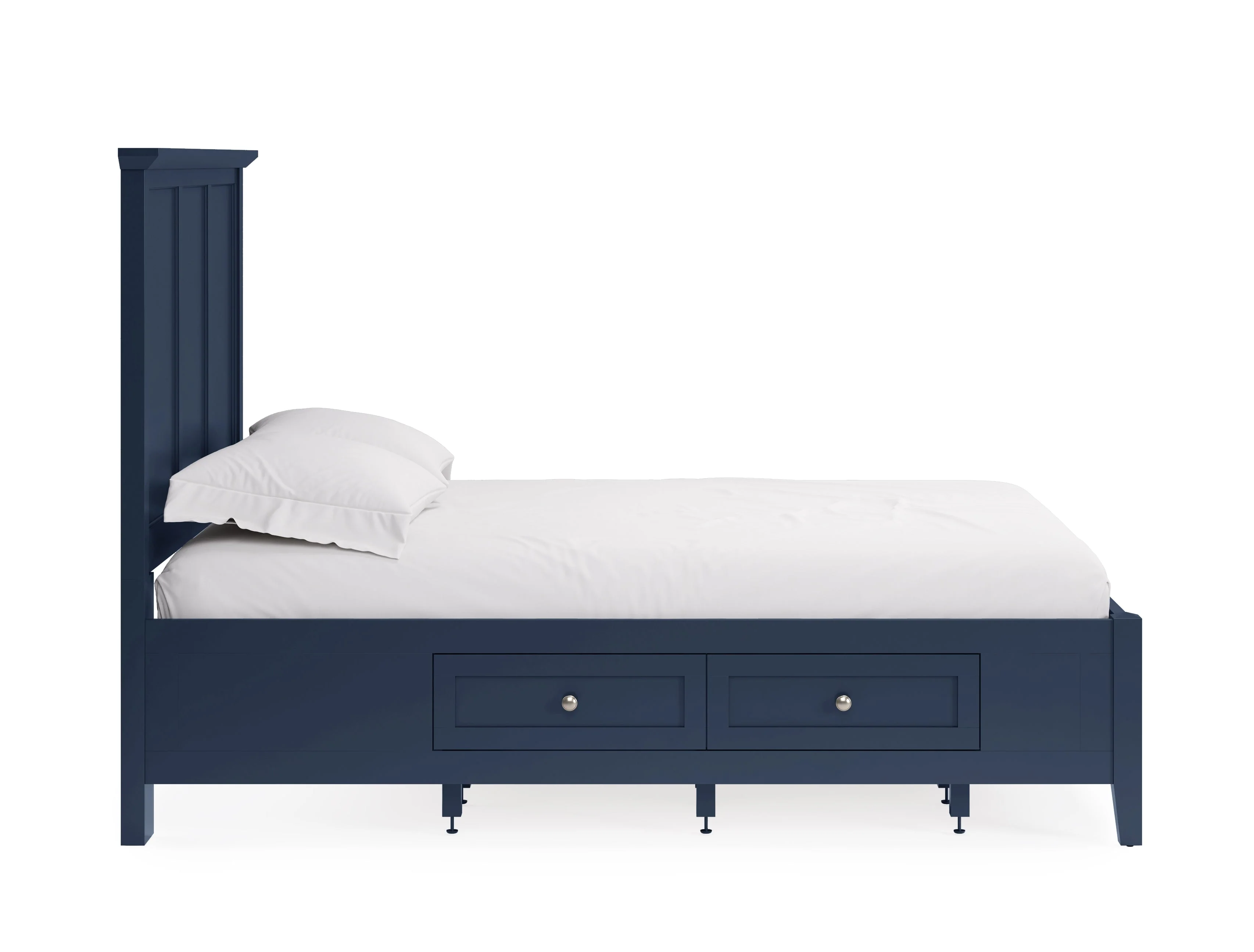 Grace Four Drawer Eastern King Platform Storage Bed in Blueberry - Image 4