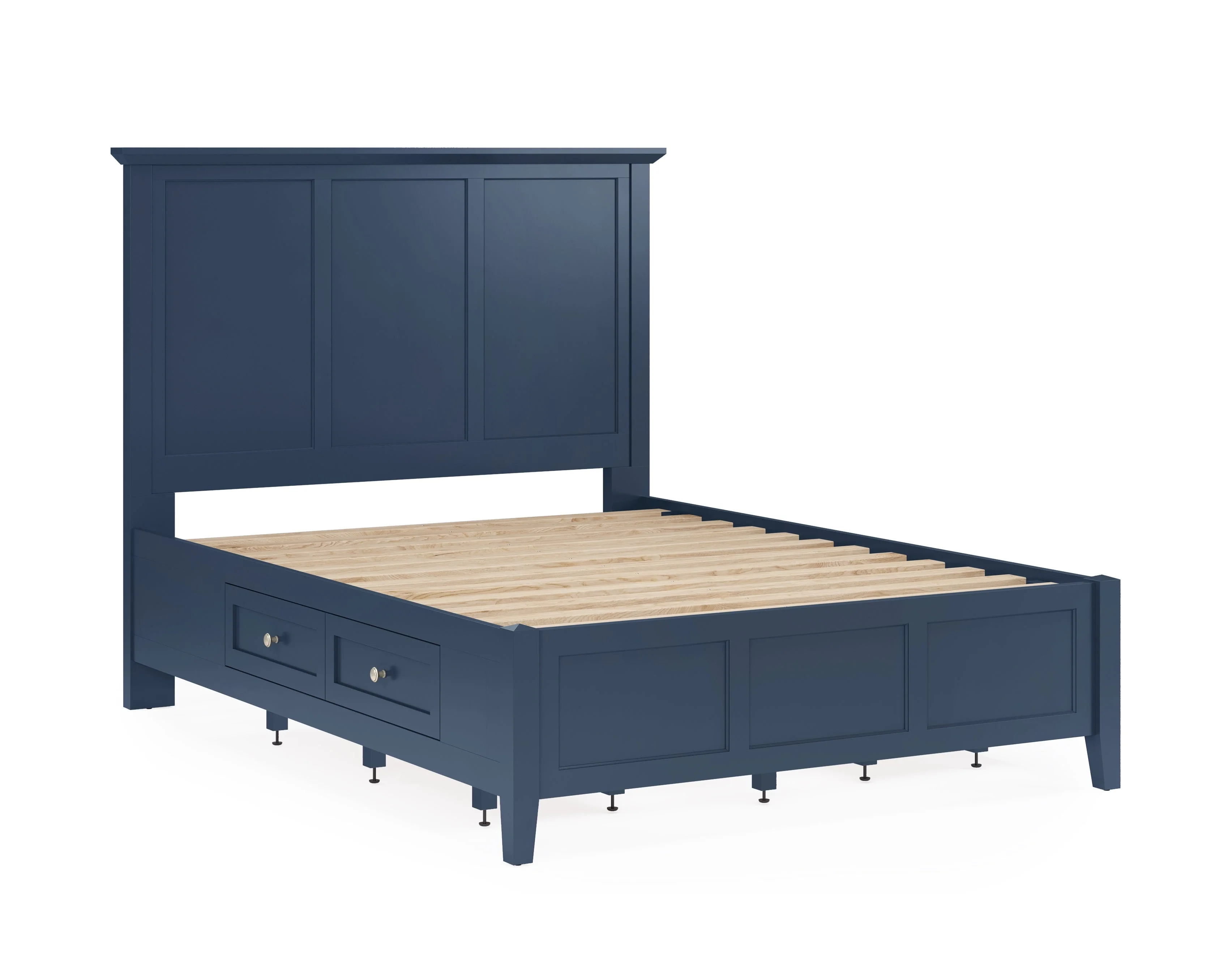 Grace Four Drawer Eastern King Platform Storage Bed in Blueberry - Image 7