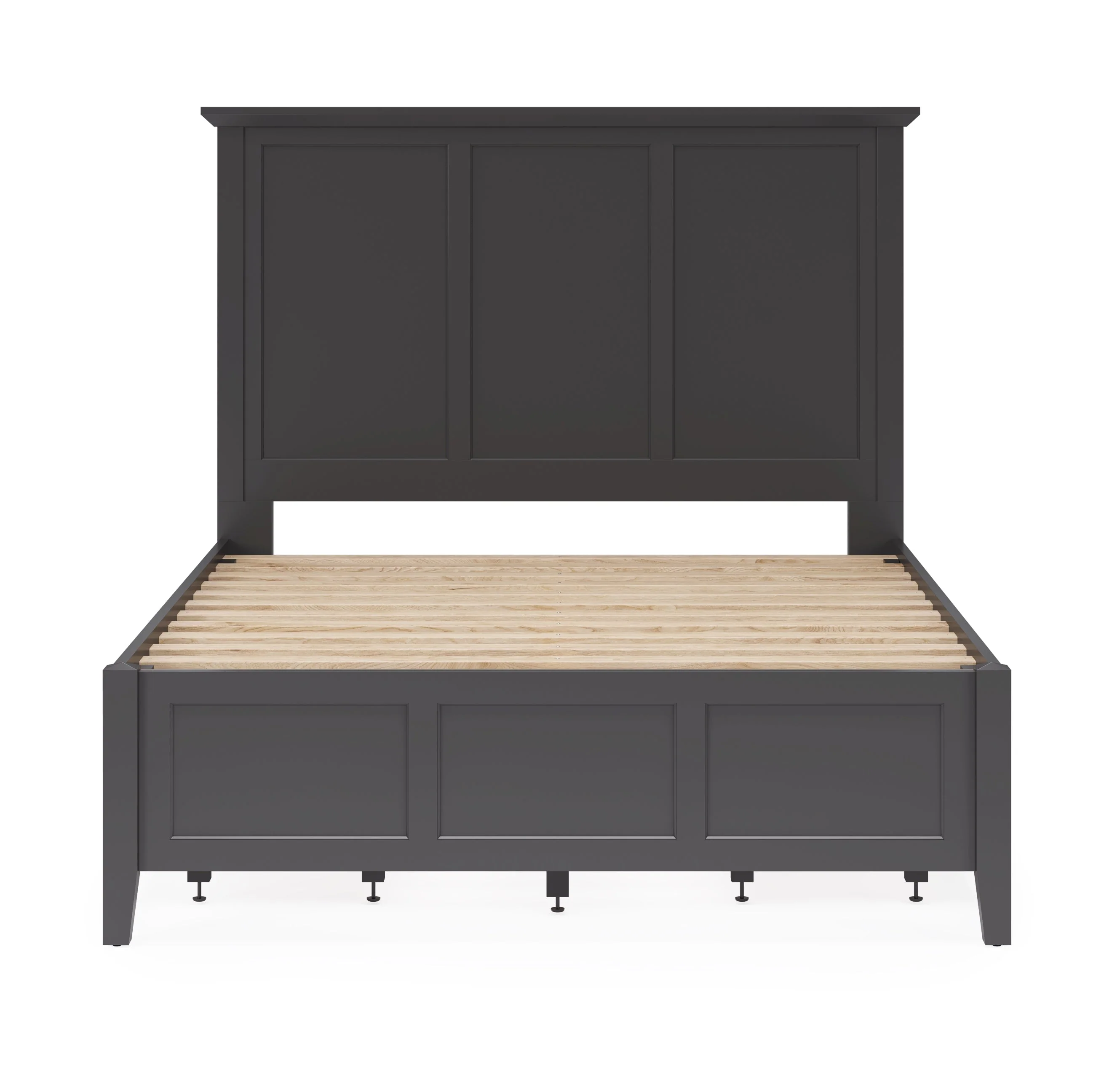 Grace Four Drawer Full Platform Storage Bed in Raven Black - Image 6