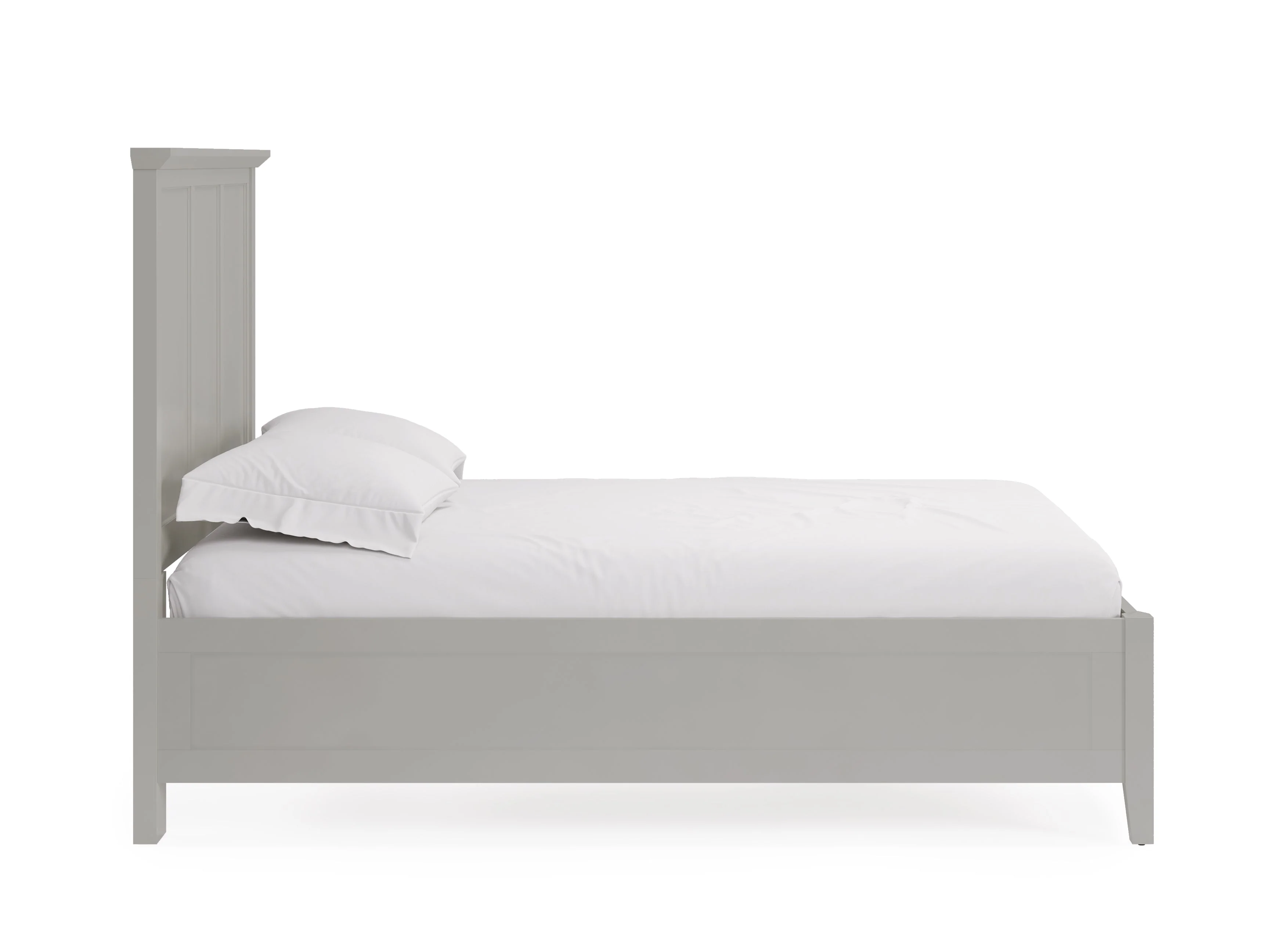 Grace Three California King Panel Bed in Elephant Grey - Image 4