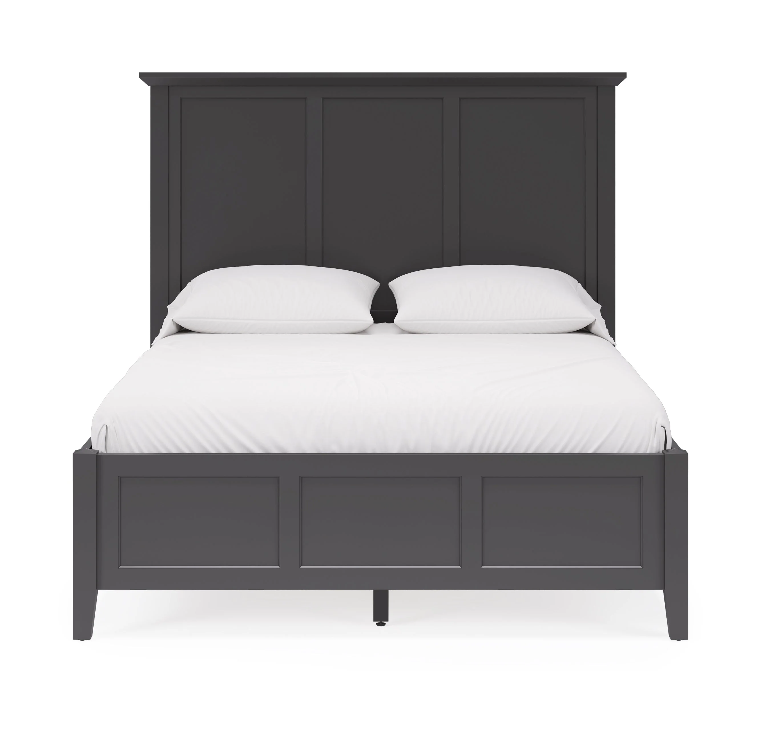 Grace Three California King Panel Bed in Raven Black - Image 3