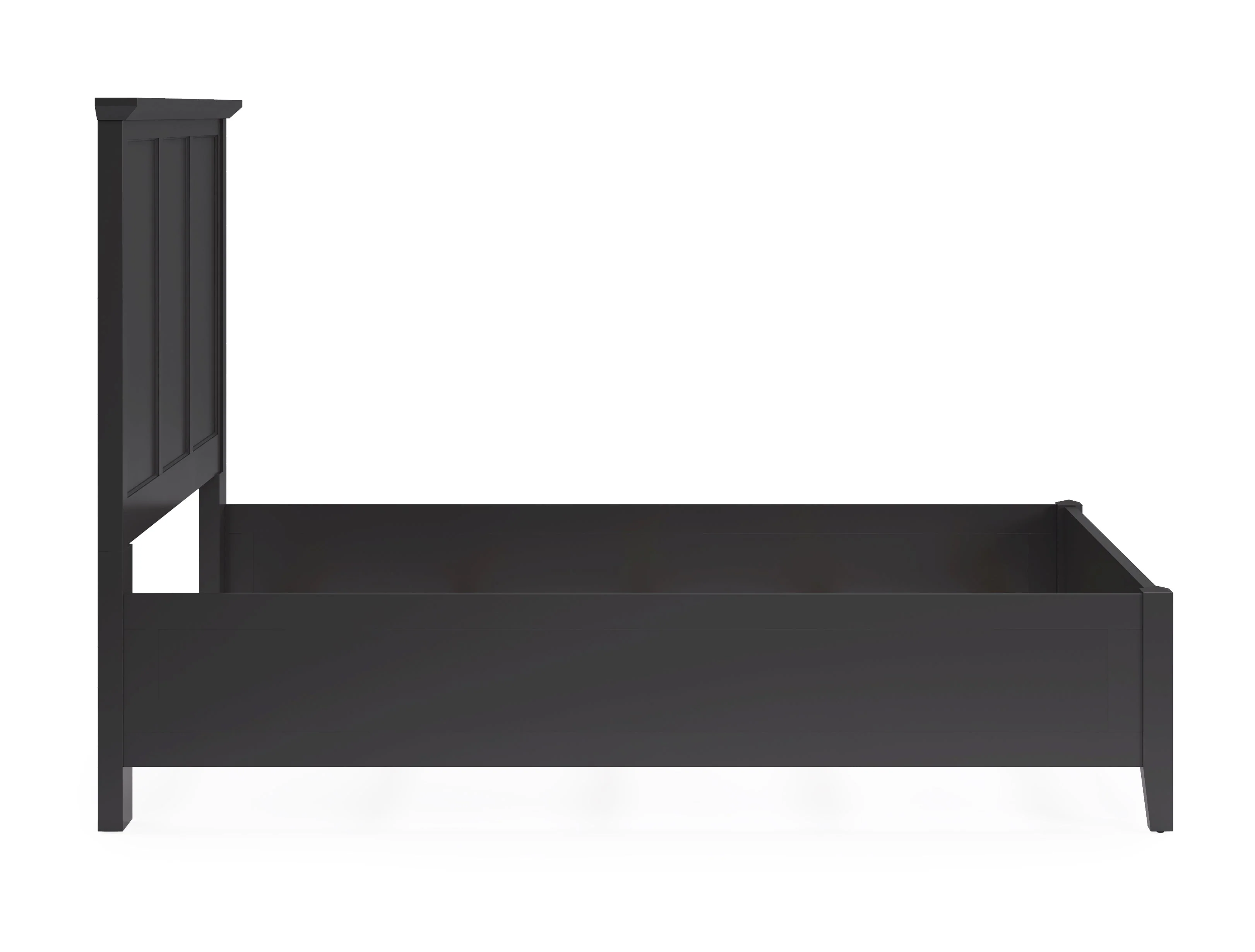 Grace Three California King Panel Bed in Raven Black - Image 7