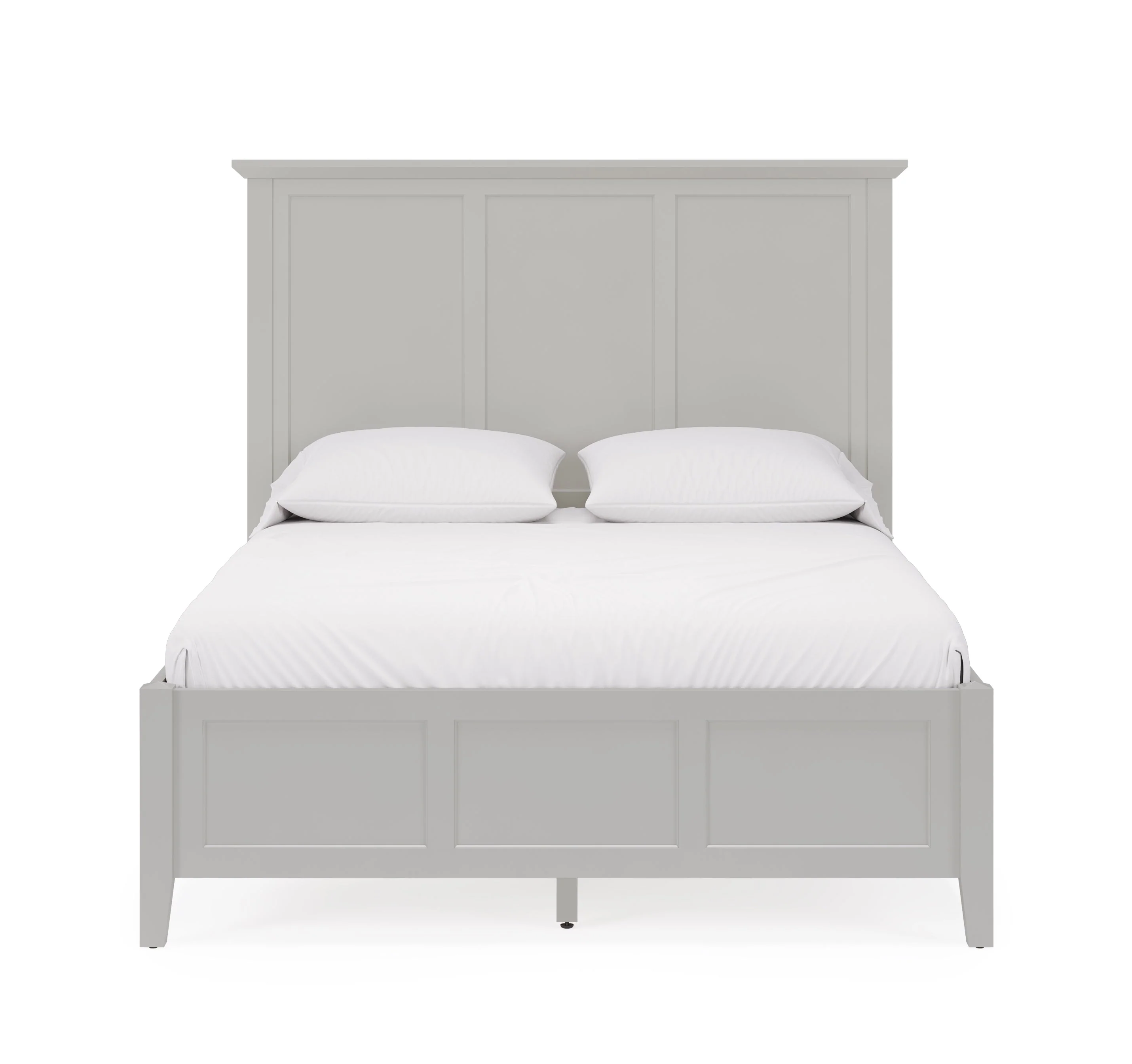 Grace Three Eastern King Panel Bed in Elephant Grey - Image 2