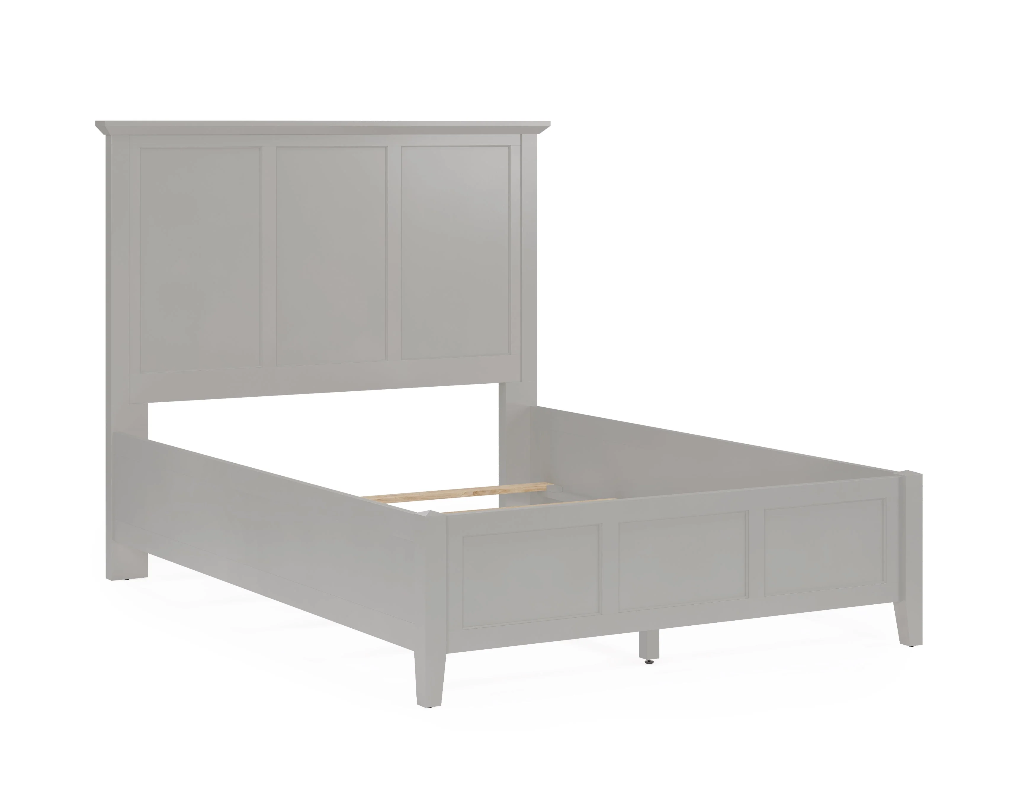 Grace Three Eastern King Panel Bed in Elephant Grey - Image 7