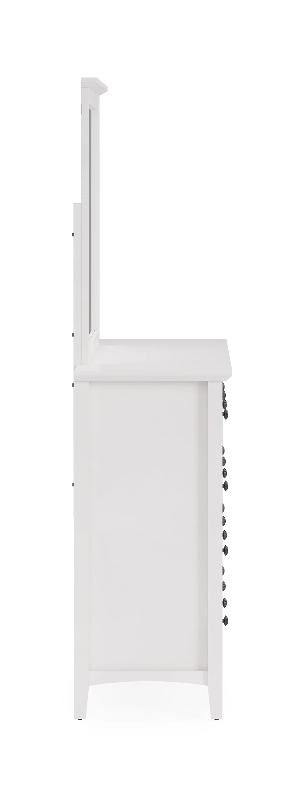 Grace Wall or Dresser Mirror in Snowfall White - Image 5