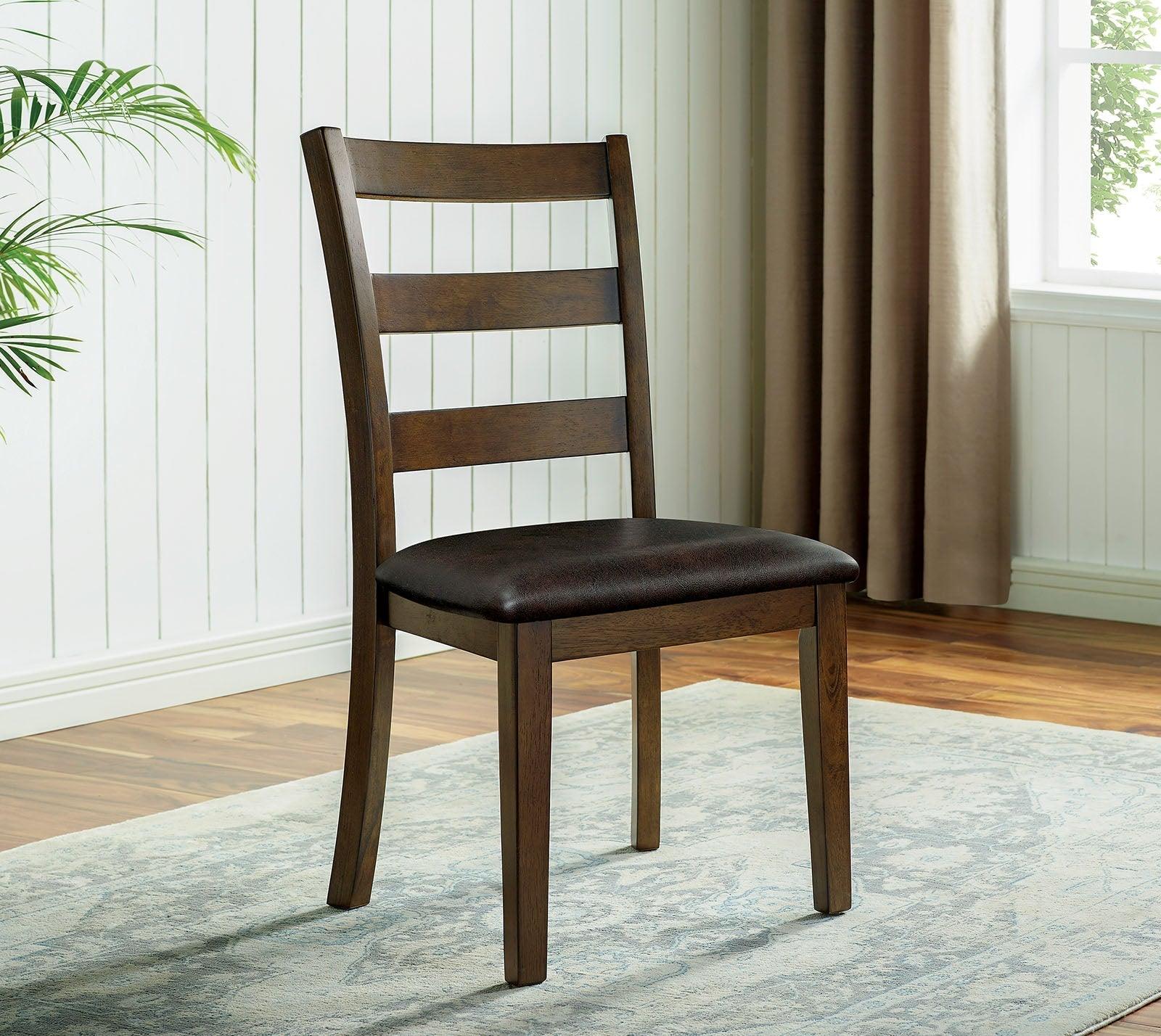 Gracefield Walnut/Dark Brown 5 Pc. Dining Table Set - Image 2