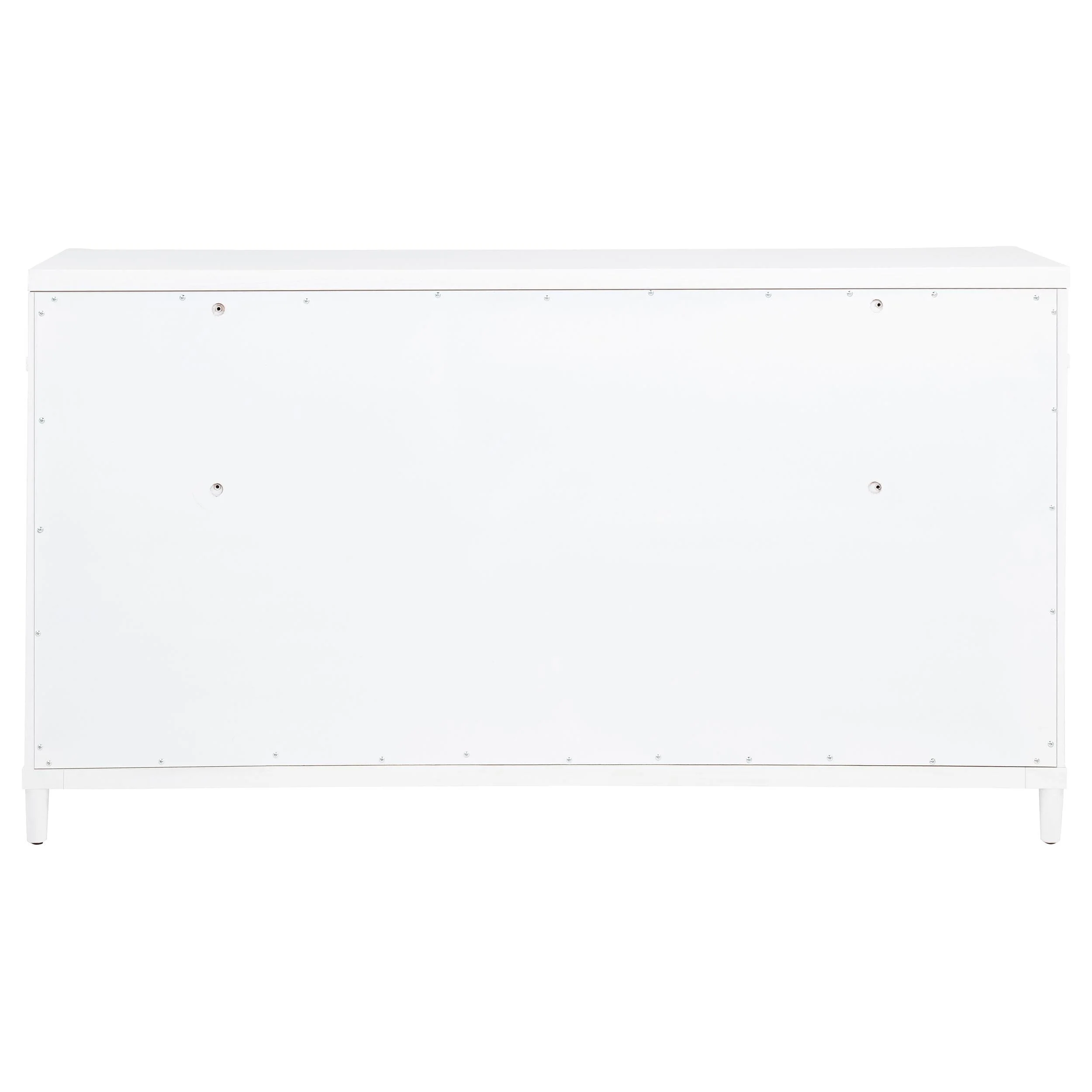 Gracemont White 8-Drawer Bedroom Dresser Cabinet - Image 7