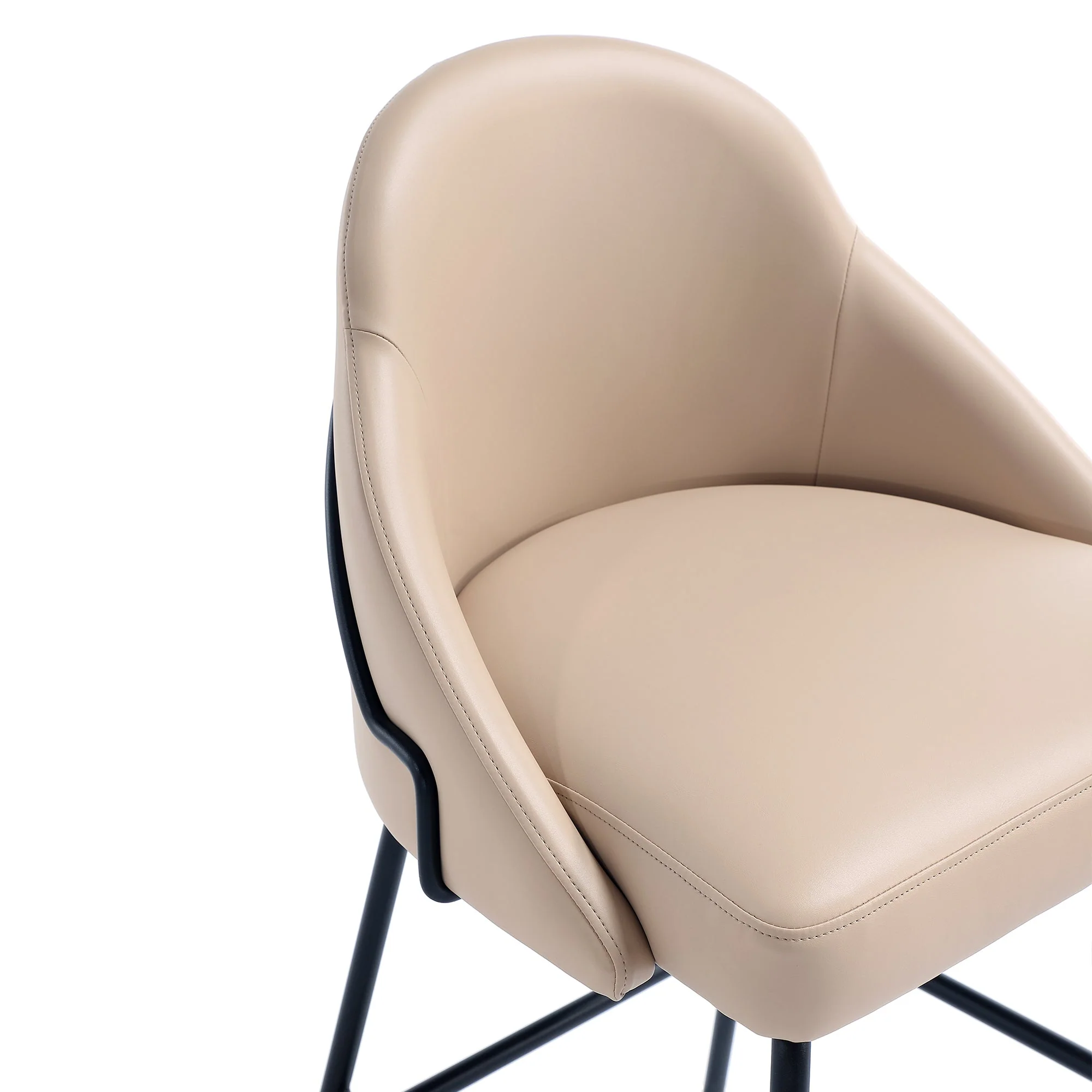 Gracie Barstool in Tan and Black (set of 2) - Image 5