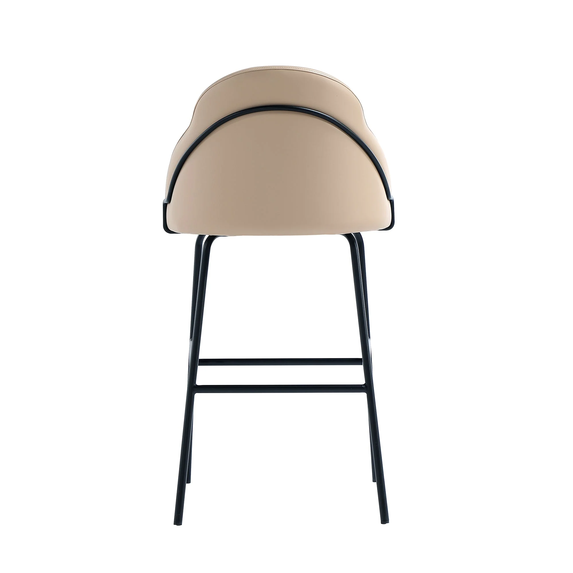 Gracie Barstool in Tan and Black (set of 2) - Image 8