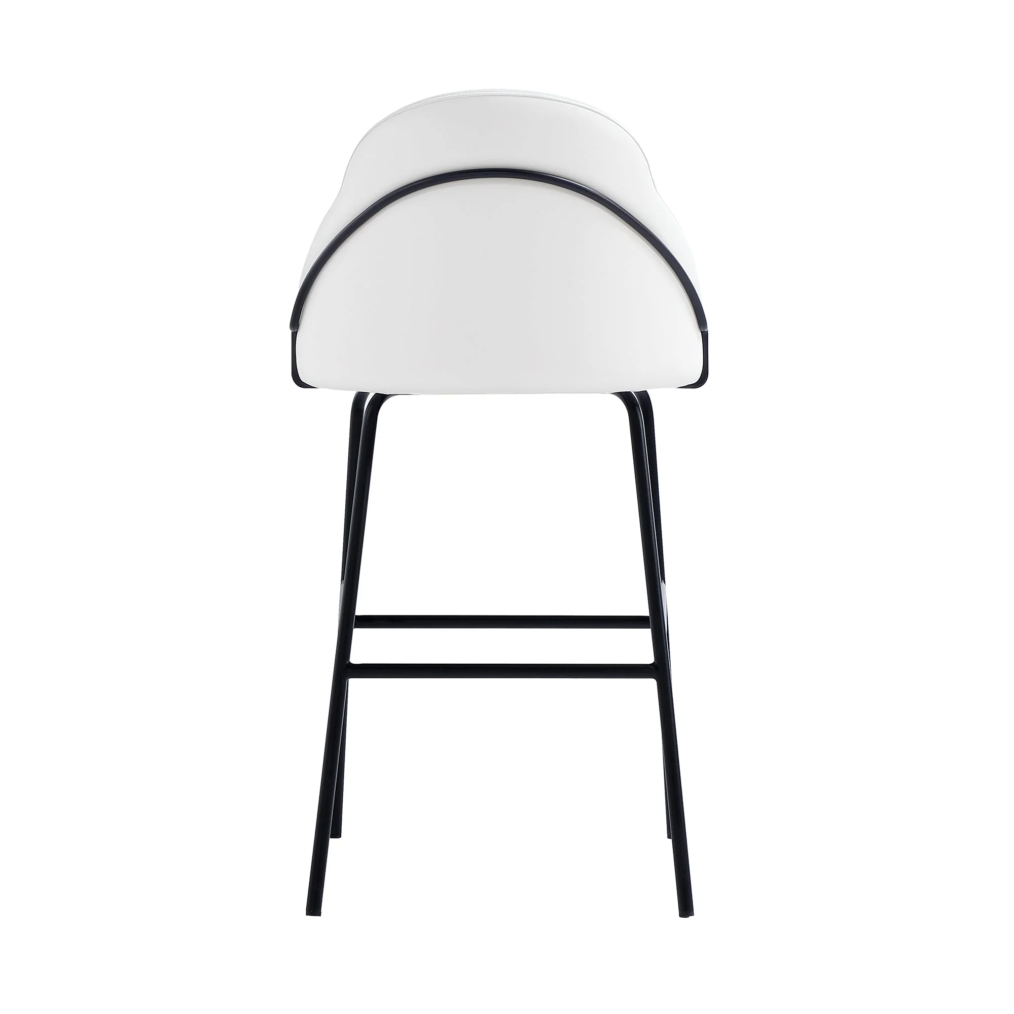 Gracie Barstool in White and Black (set of 3) - Image 8