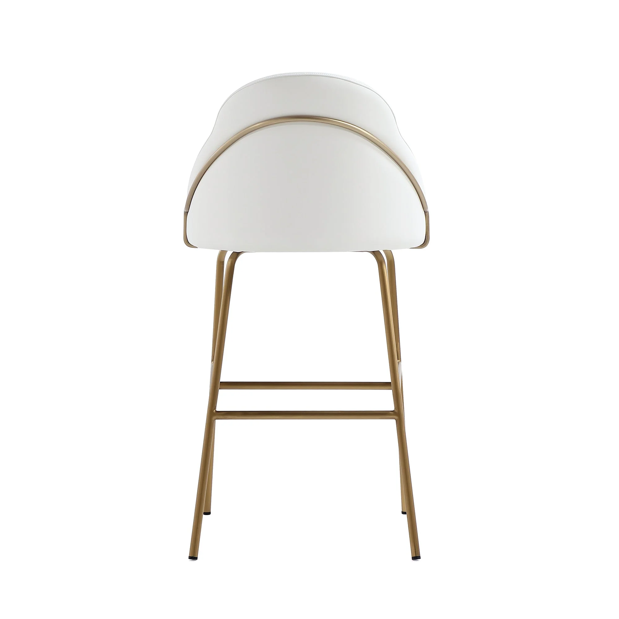 Gracie Barstool in White and Gold - Image 8