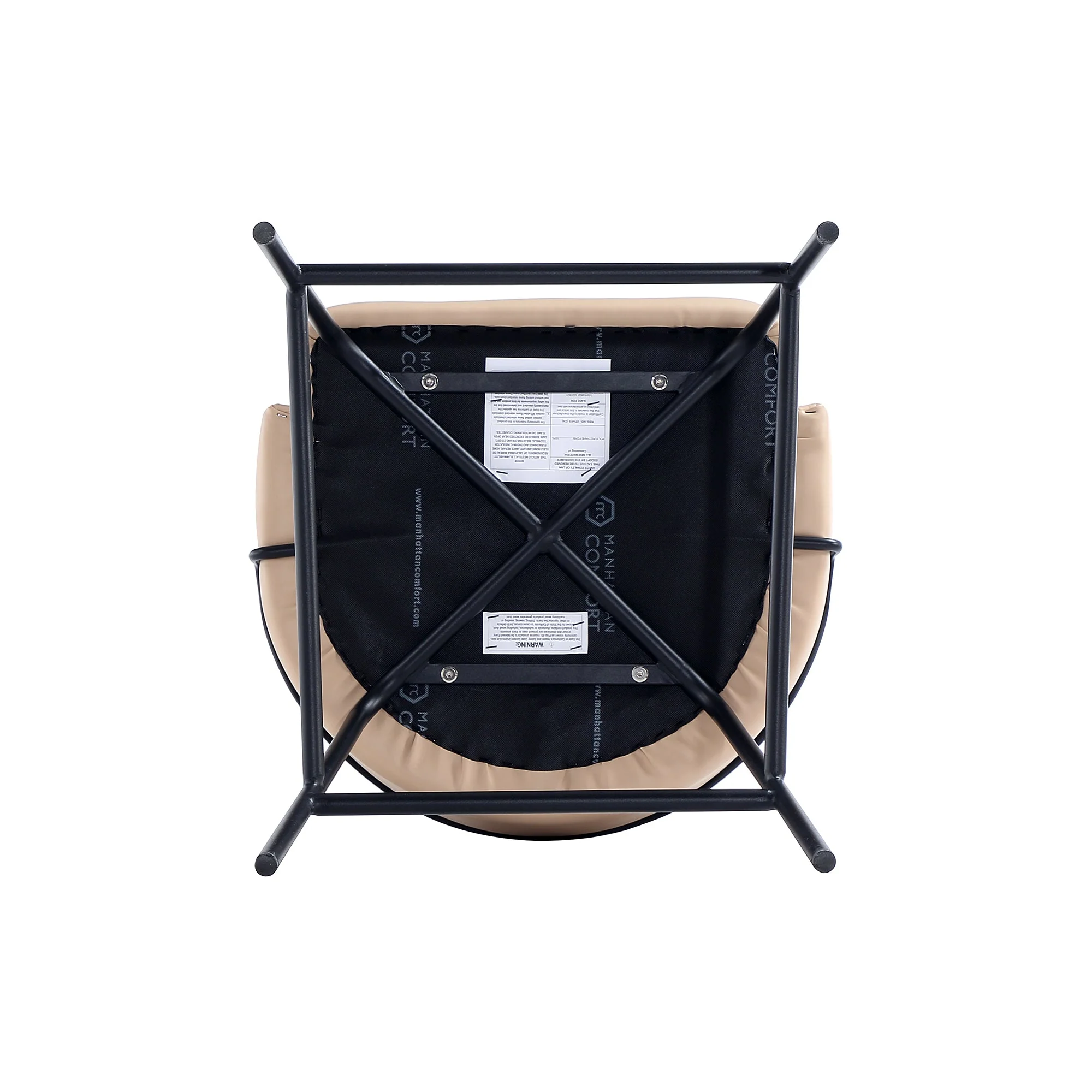 Gracie Counter Stool in Tan and Black (set of 2) - Image 10