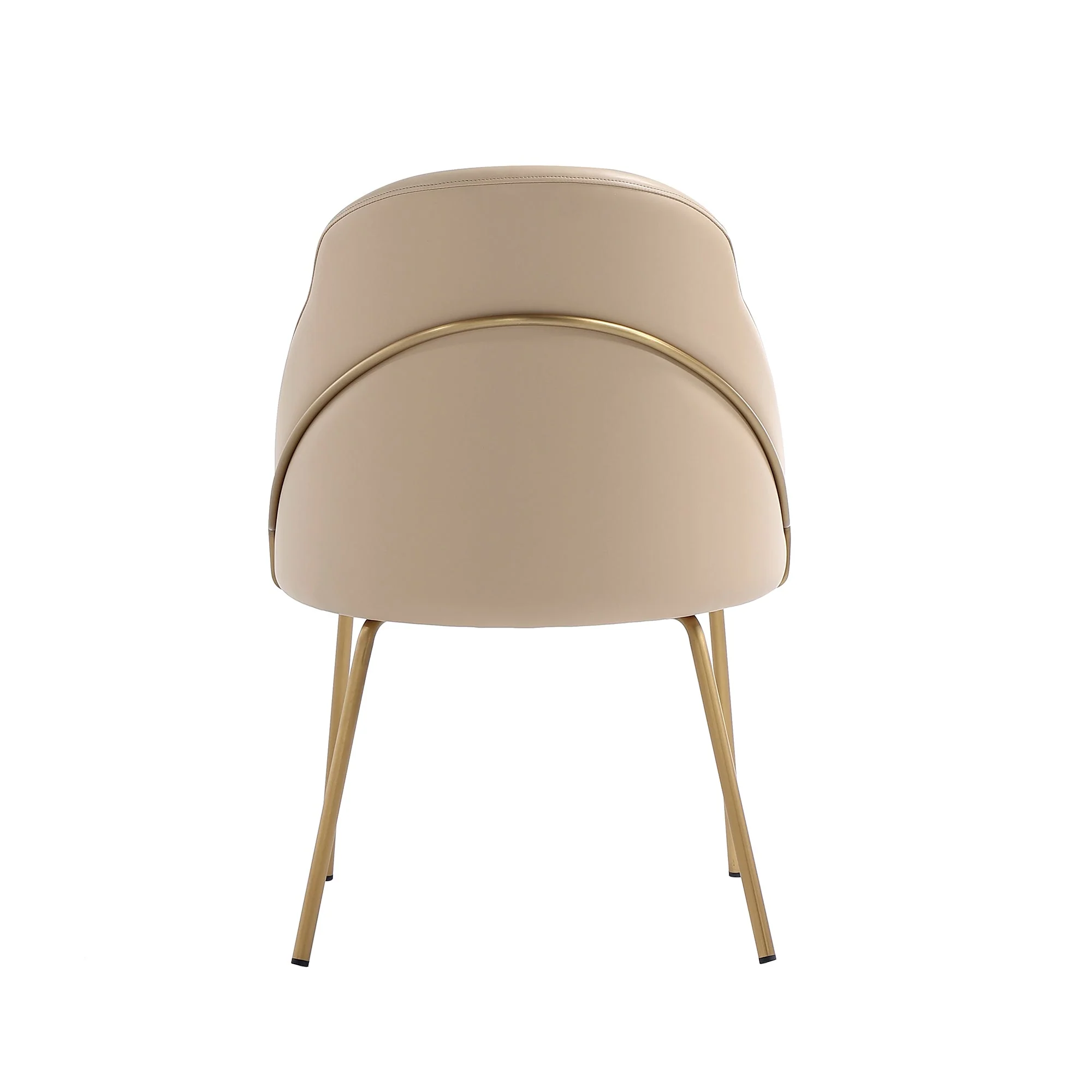 Gracie Dining Chair in Tan and Gold - Image 8