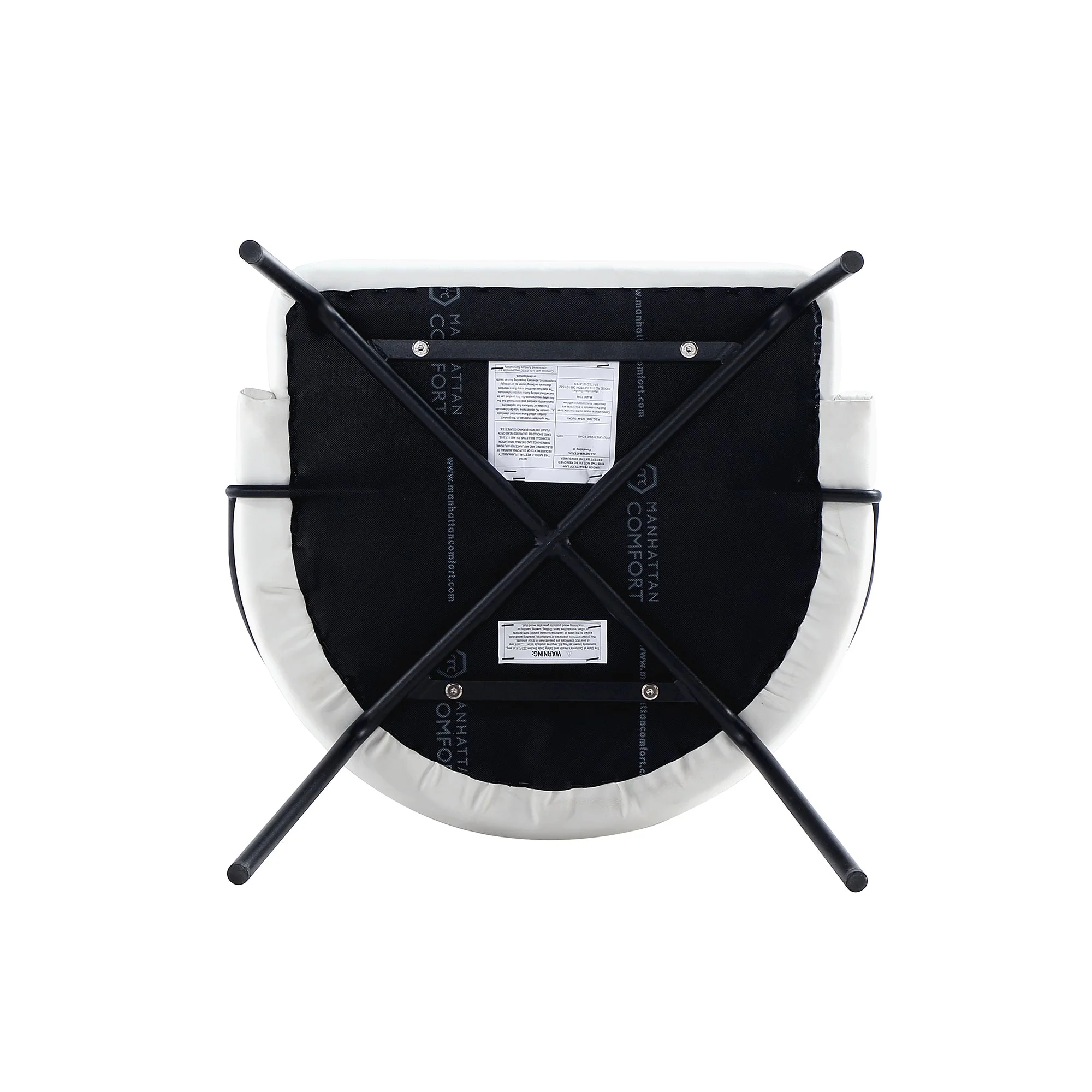 Gracie Dining Chair in White and Black - Image 10
