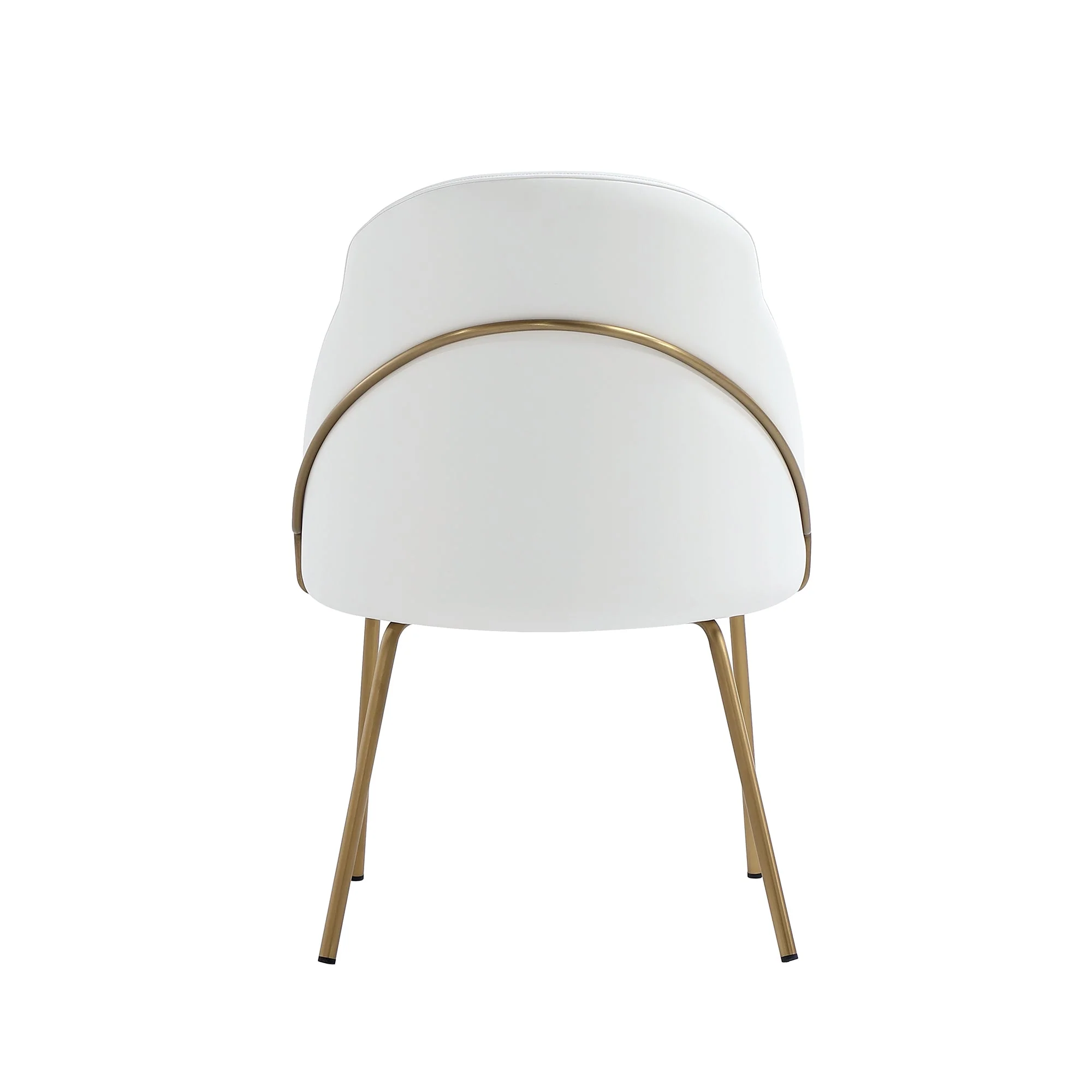 Gracie Dining Chair in White and Gold - Image 8