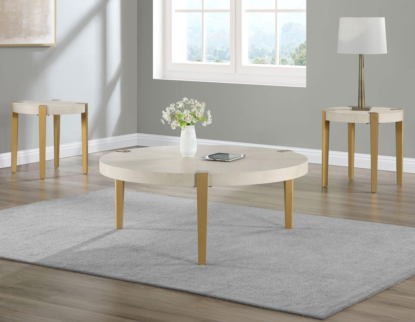 Gracie White Coffee Table - Image 3