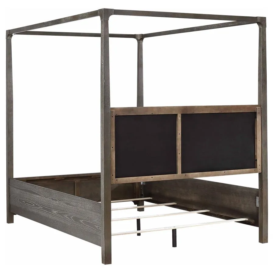 Gran Park Dark Cocoa 4-Piece Queen Bedroom Set - Image 4