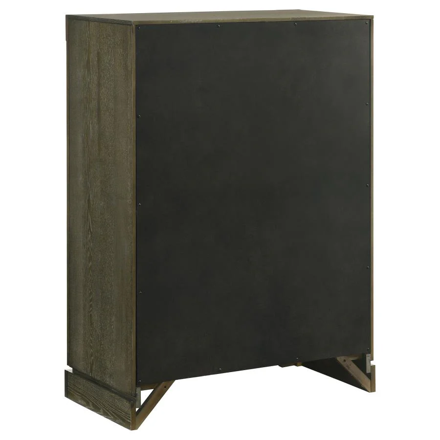 Gran Park Dark Cocoa 5-Piece Queen Bedroom Set - Image 11