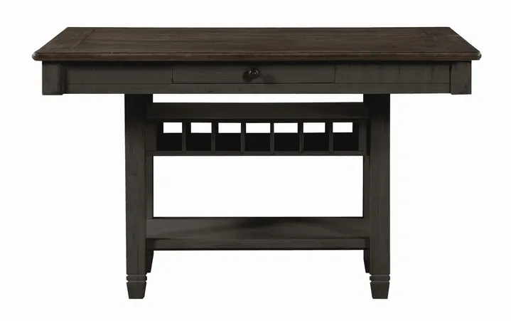 Granby Antique Black Counter Height Table - Image 3