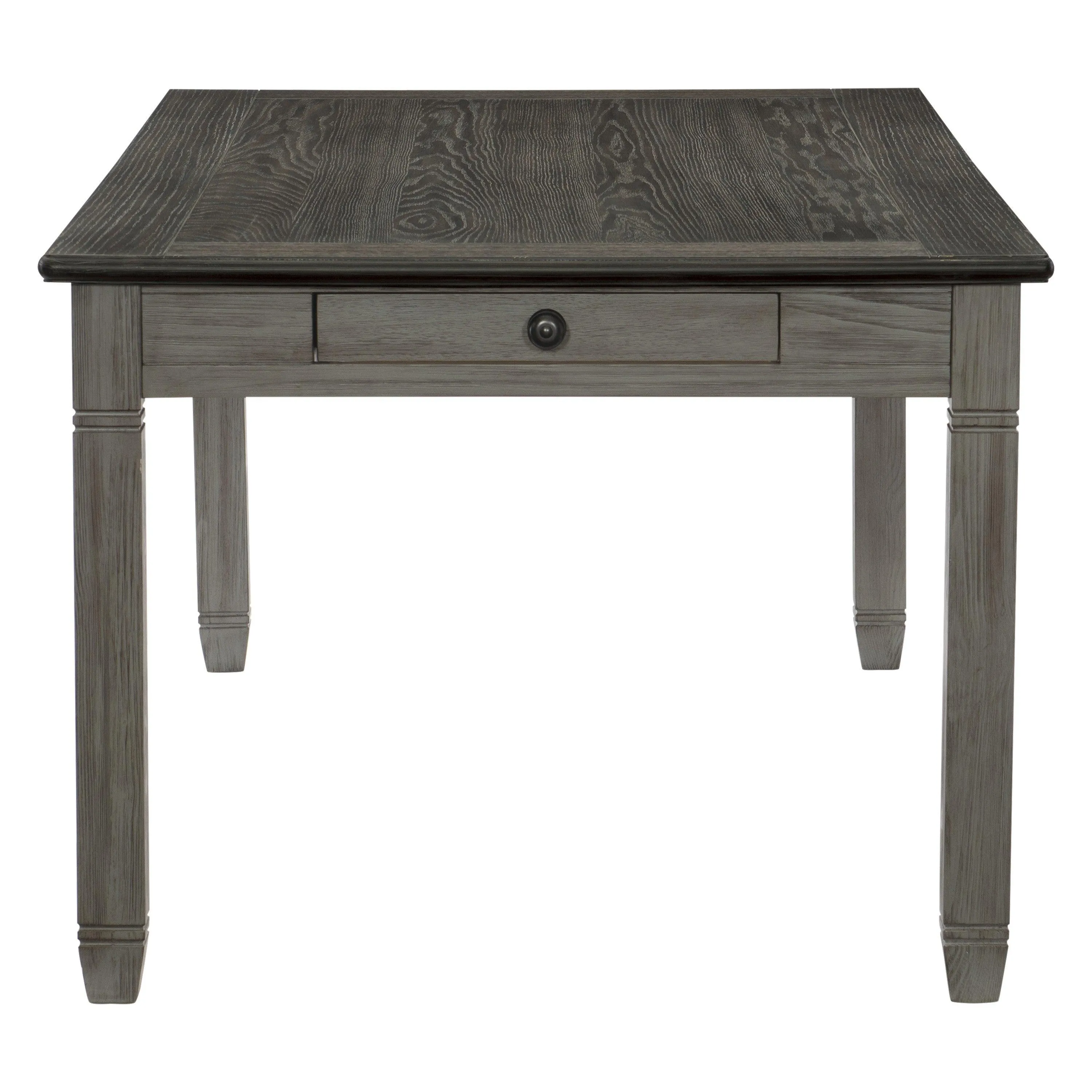 Granby Antique Gray Dining Table - Image 3