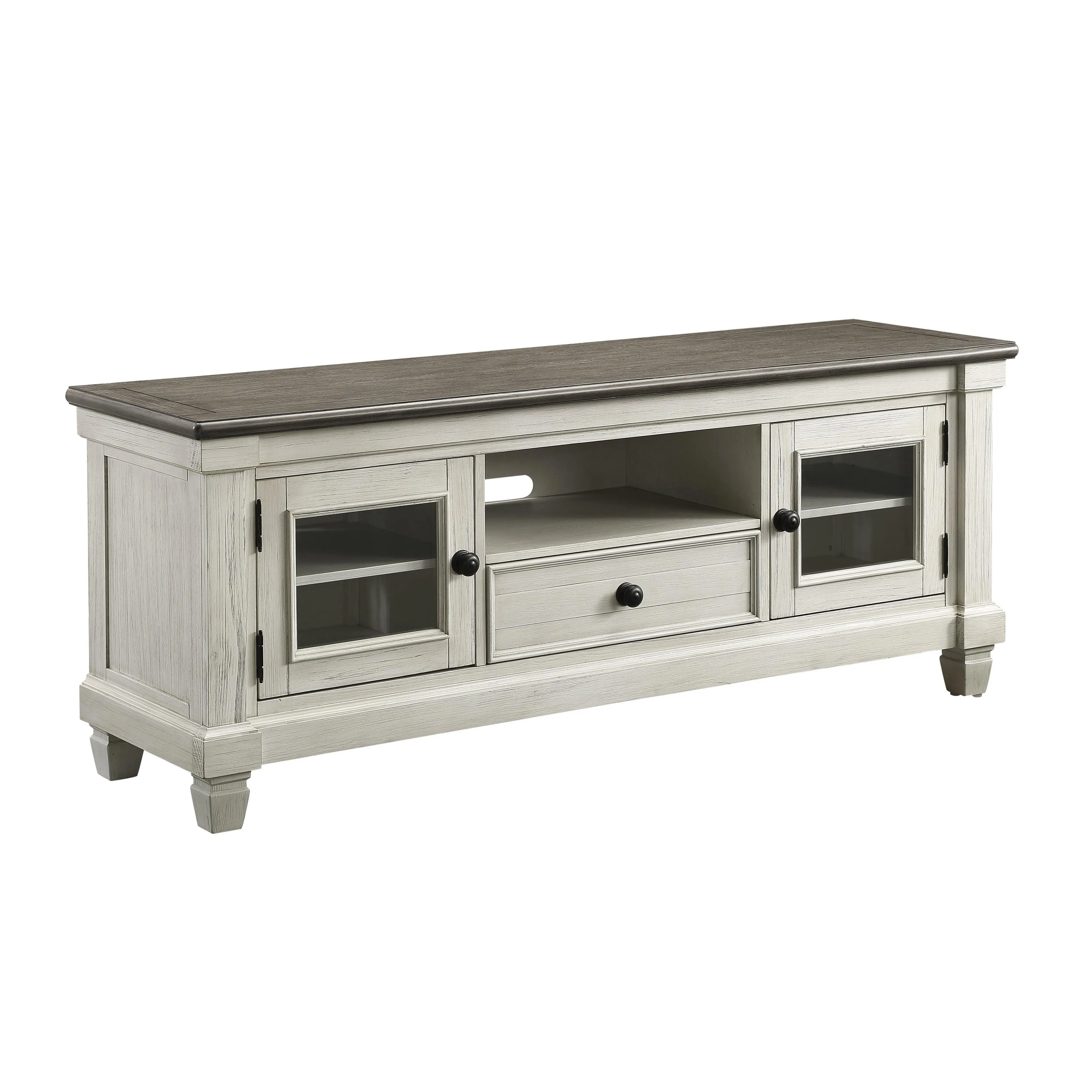 Granby Antique White 64" TV Stand - Image 3