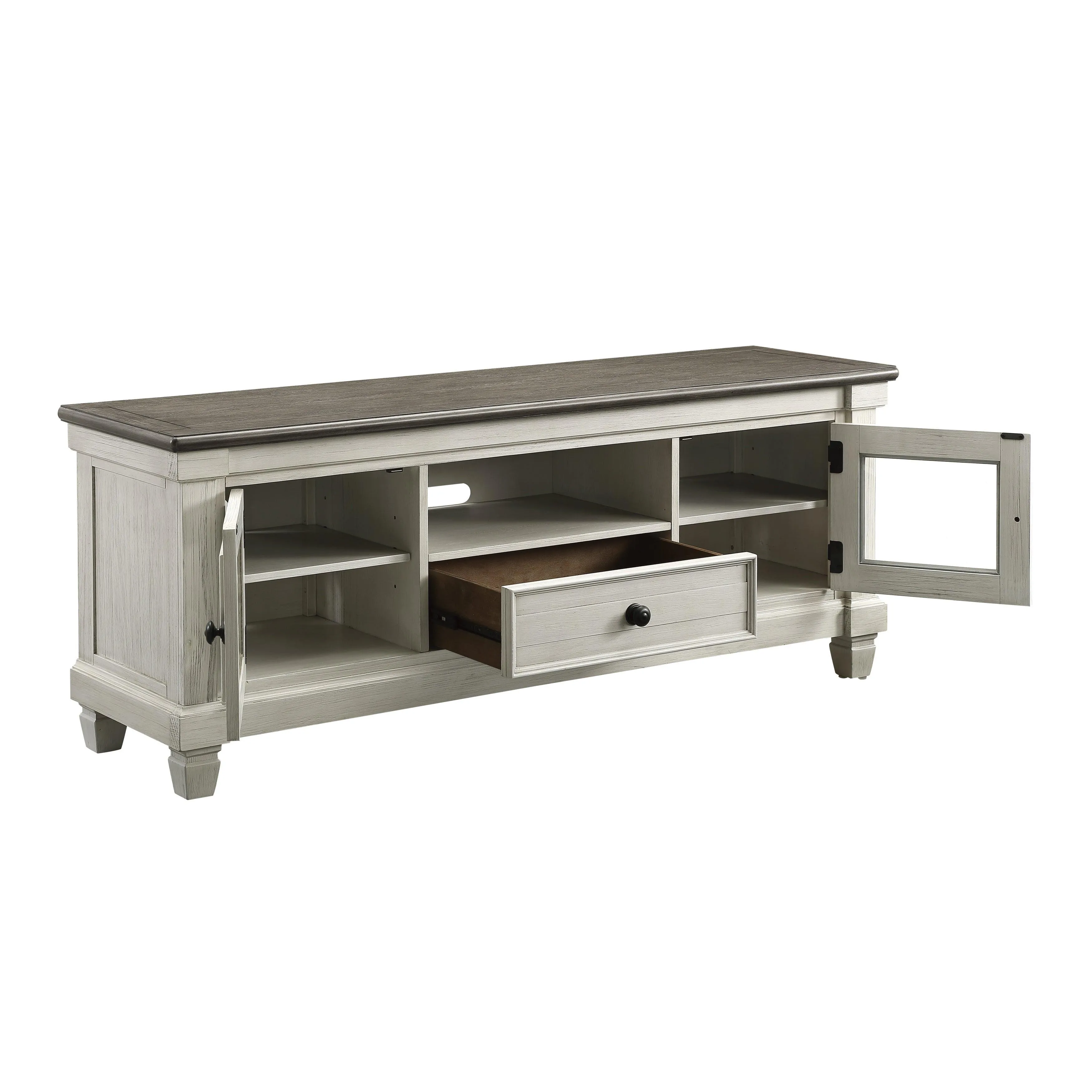 Granby Antique White 64" TV Stand - Image 4