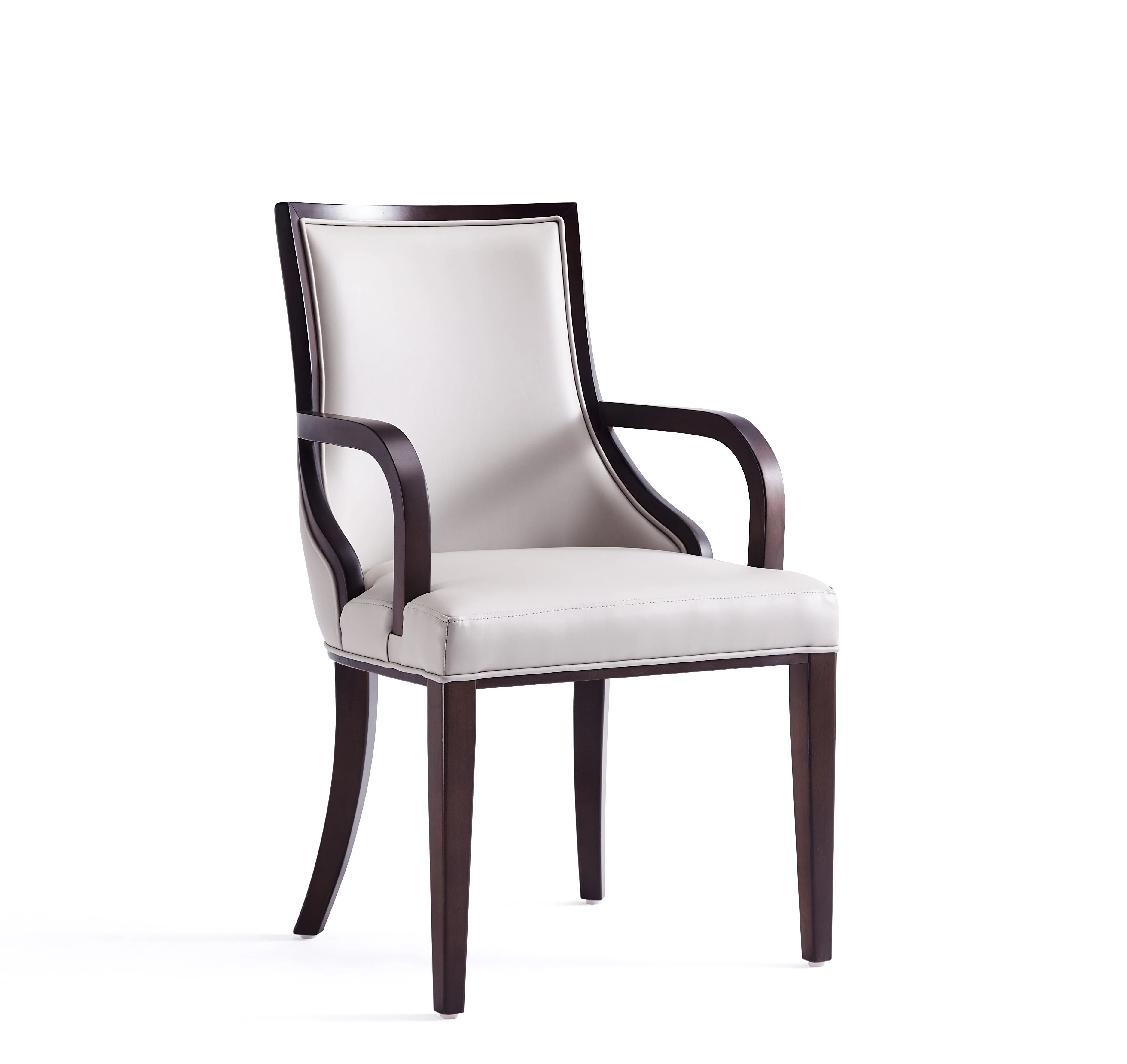 Grand 8-Piece Dining Chairs in Light Grey - Image 4