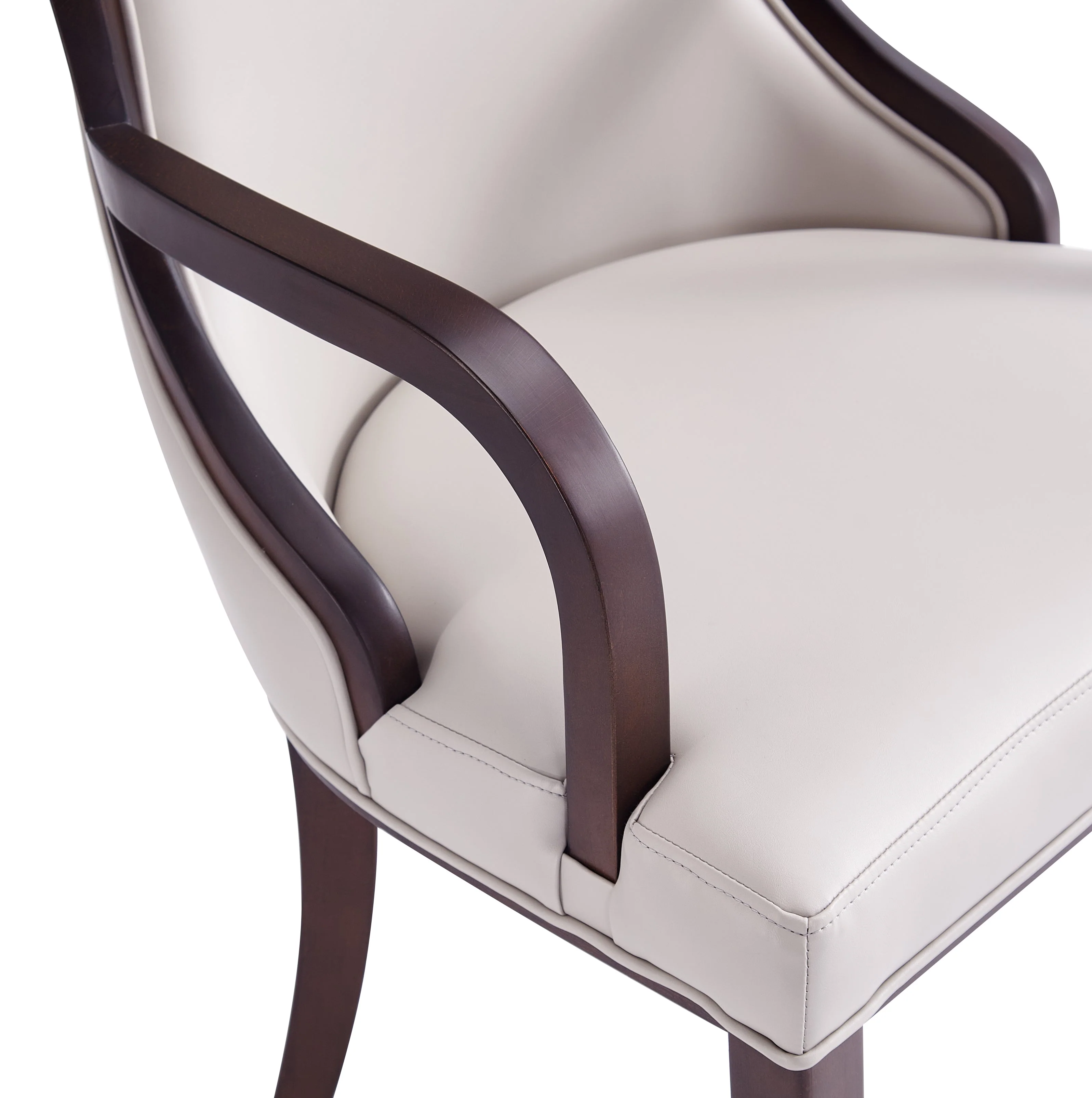Grand Dining Armchair in Light Grey - Image 8