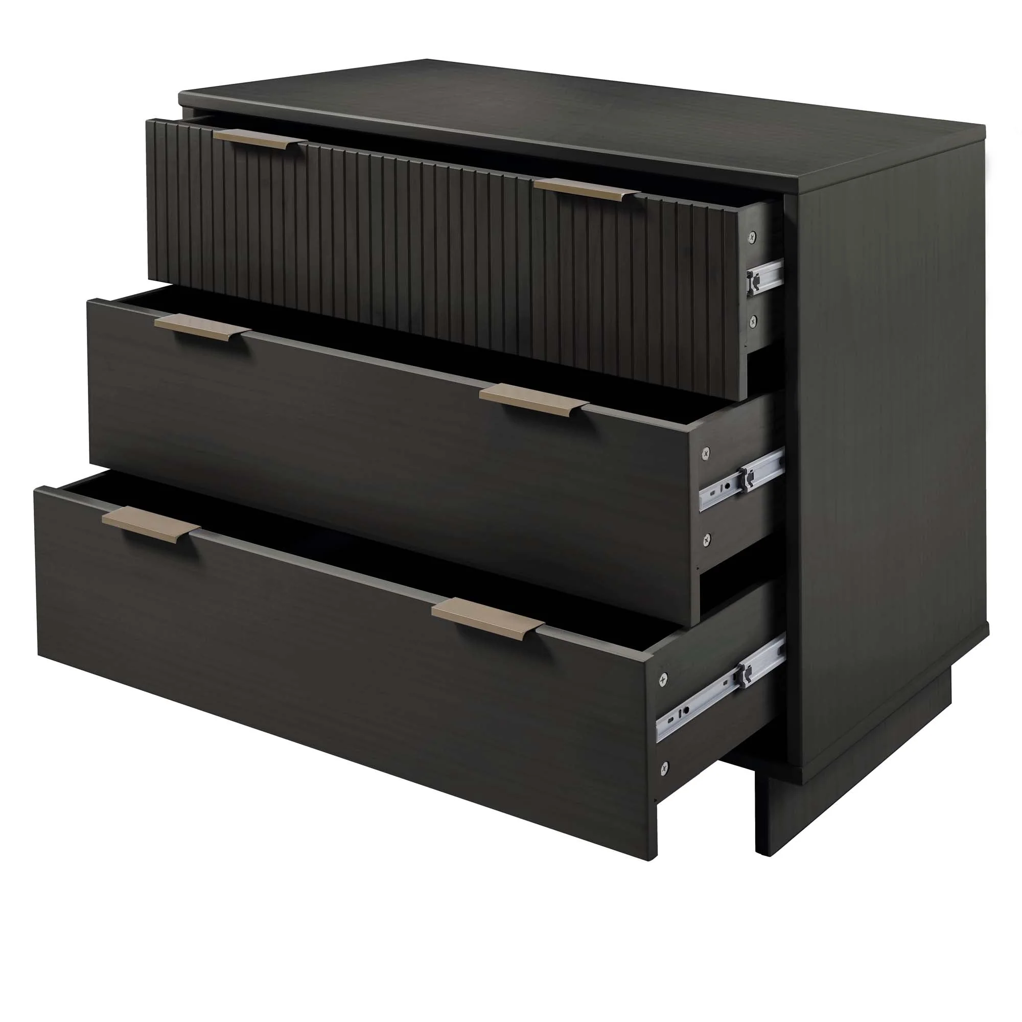 Granville 2-Piece Standard Dresser and Nightstand Set in Dark Grey - Image 13