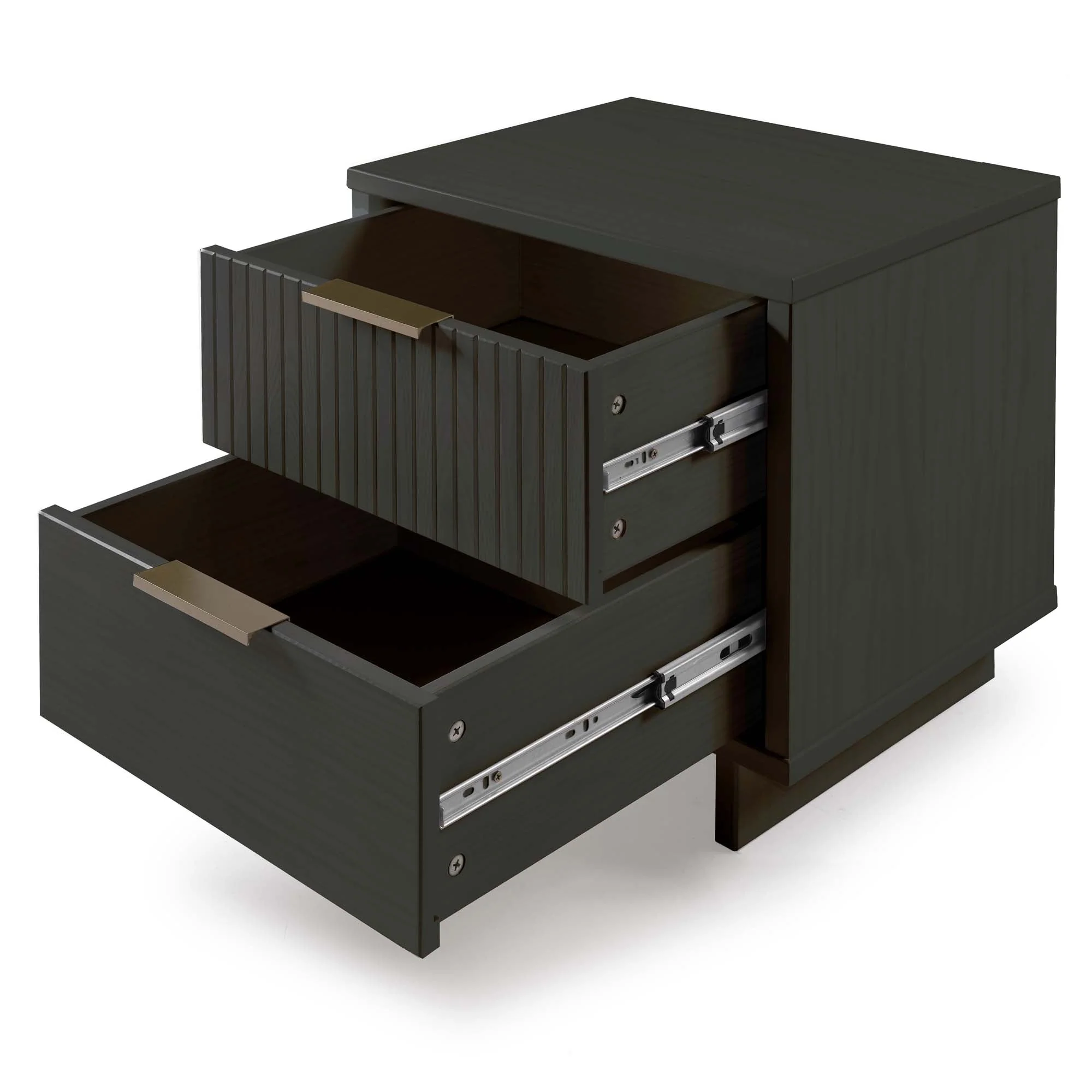 Granville 2-Piece Standard Dresser and Nightstand Set in Dark Grey - Image 19